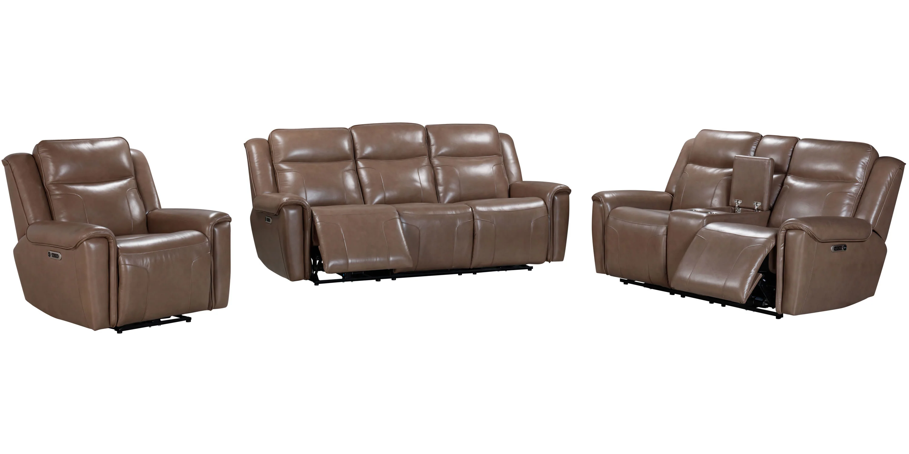 Parker Living Atlantis - Smooth Latte Power Reclining Zero Gravity Sofa, Loveseat and Recliner - Image 8