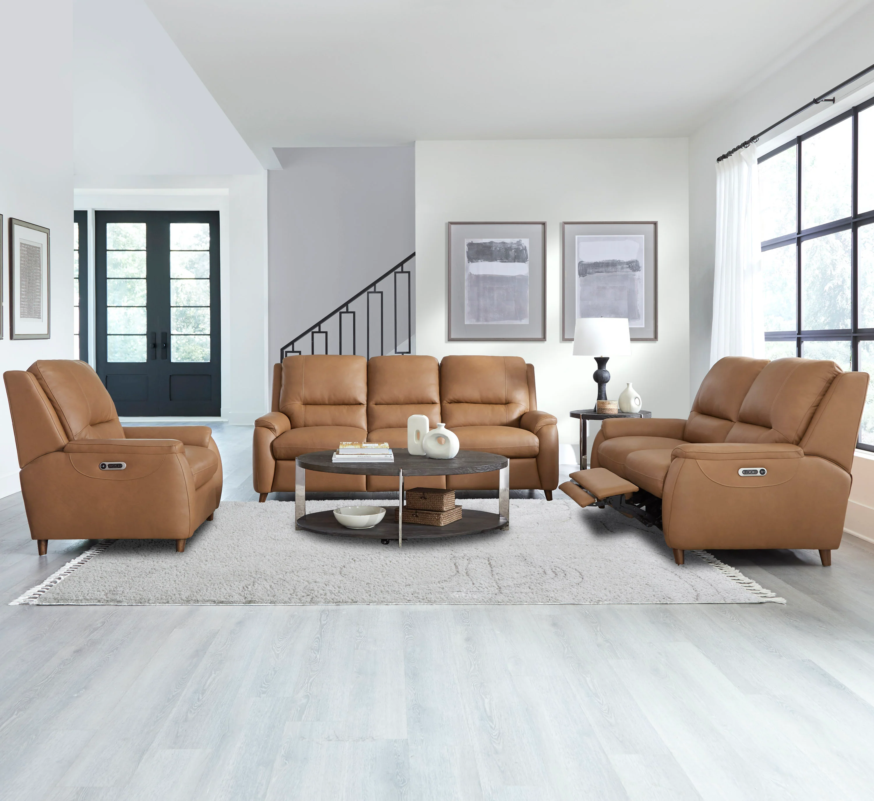 Parker Living Austin - Caramel Cream Power Reclining Sofa, Loveseat and Recliner - Image 4