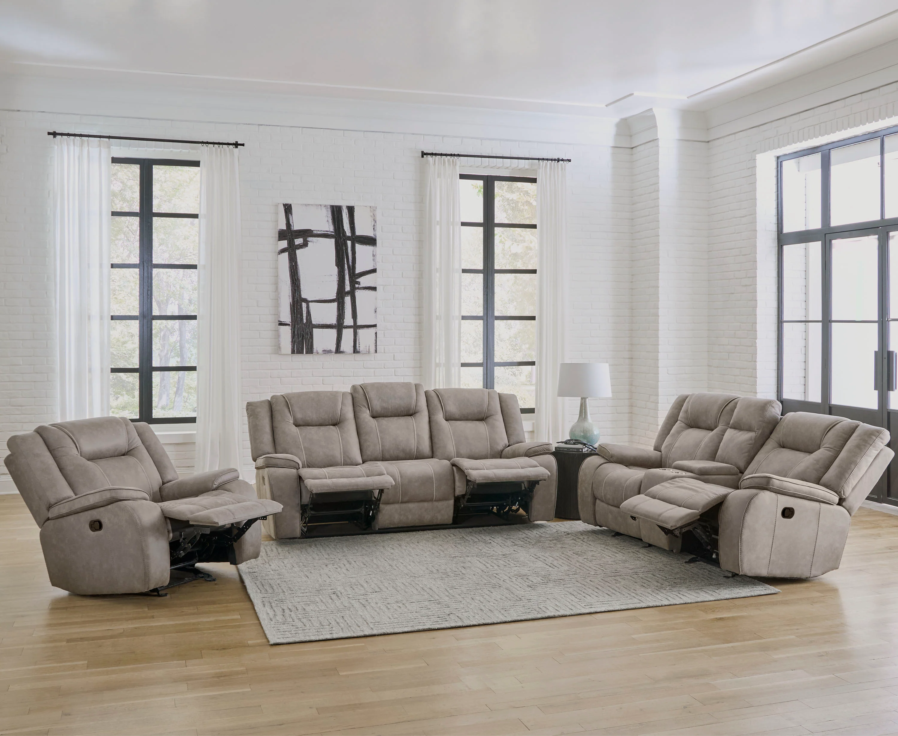 Parker Living Blake - Desert Taupe Glider Recliner Two Pack - Image 5