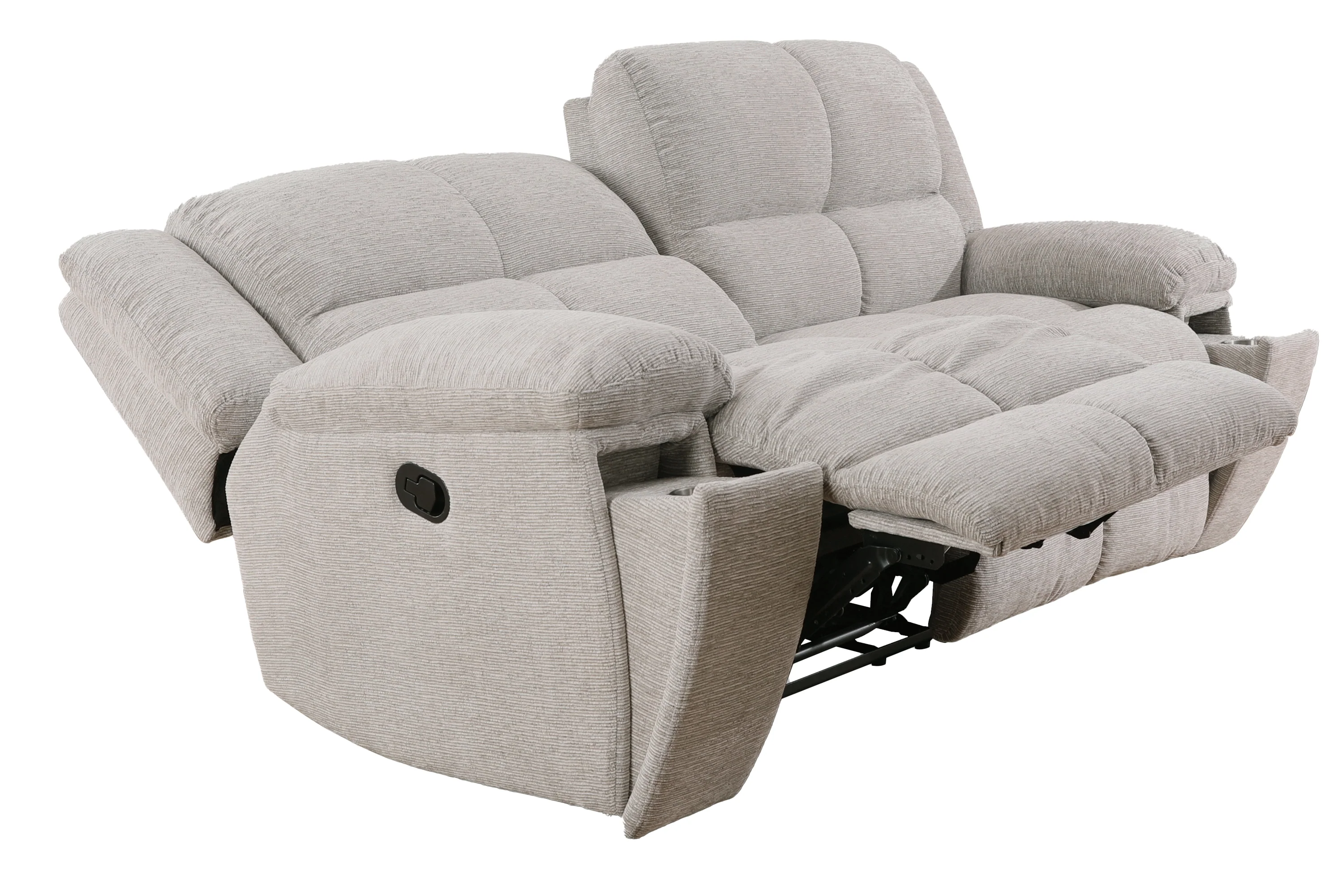 Parker Living Buster - Opal Taupe Manual Reclining Sofa - Image 6