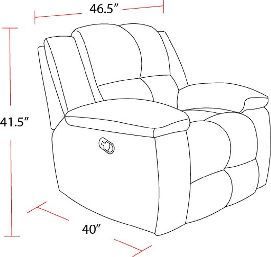 Parker Living Buster - Opal Taupe Recliner - Image 7