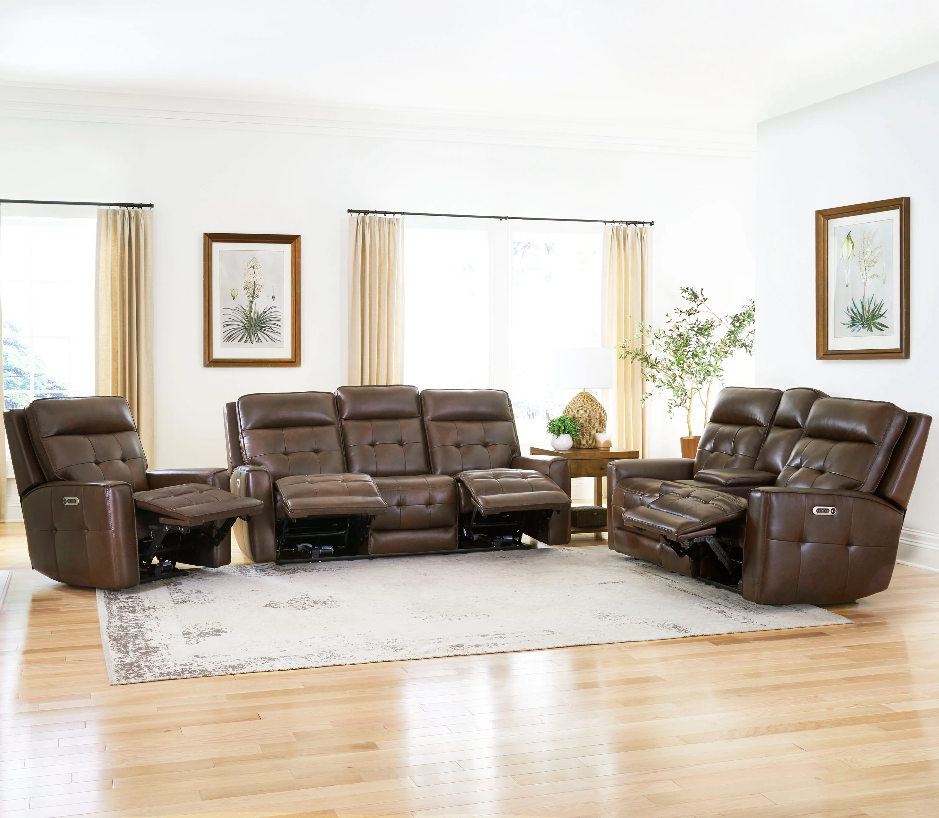 Parker Living Canterbury - Acorn Power Reclining Zero Gravity Console Loveseat - Image 4