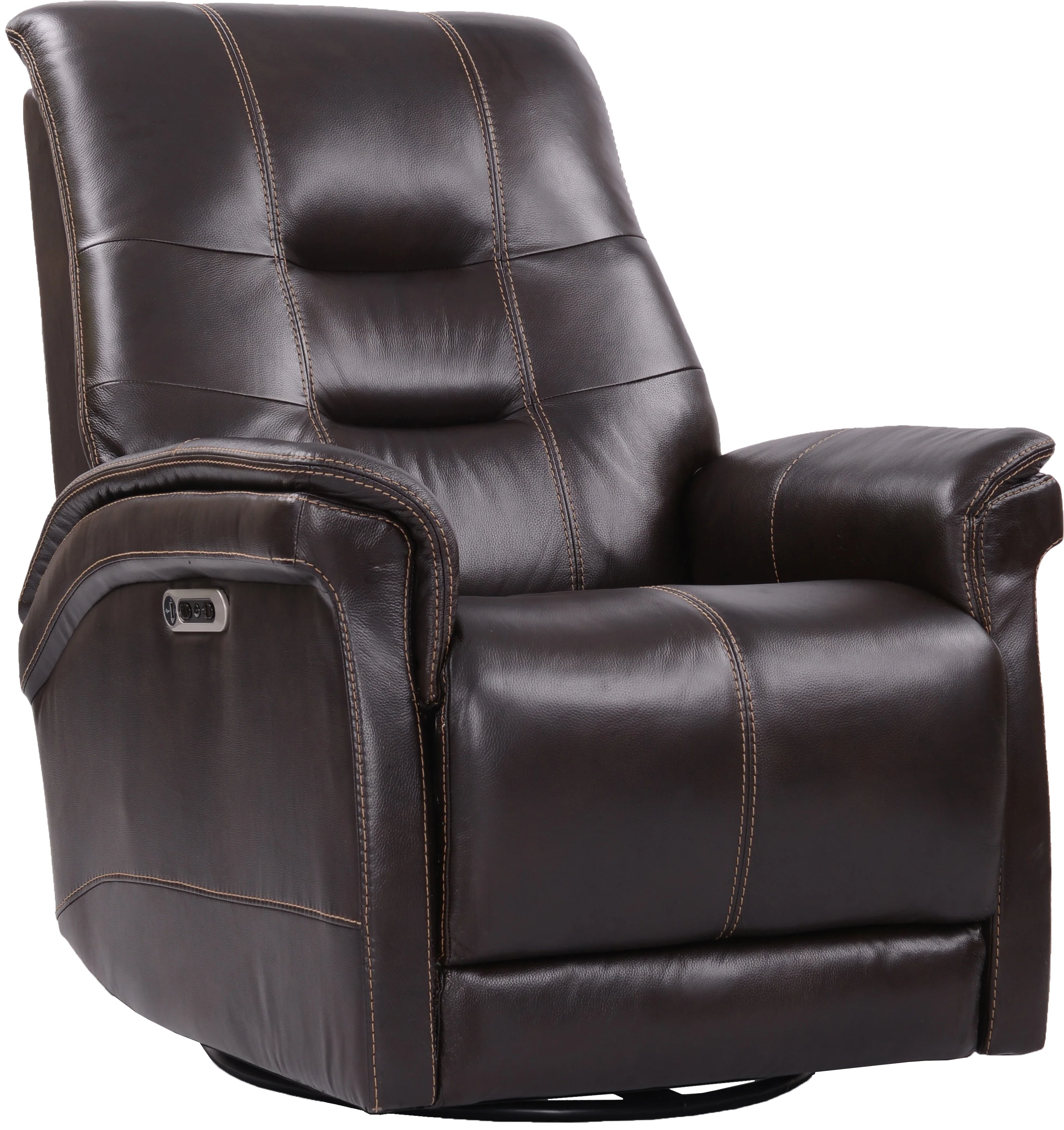 Parker Living Carnegie - Verona Coffee - Powered By Freemotion Cordless Power Swivel Glider Recliner - Image 2