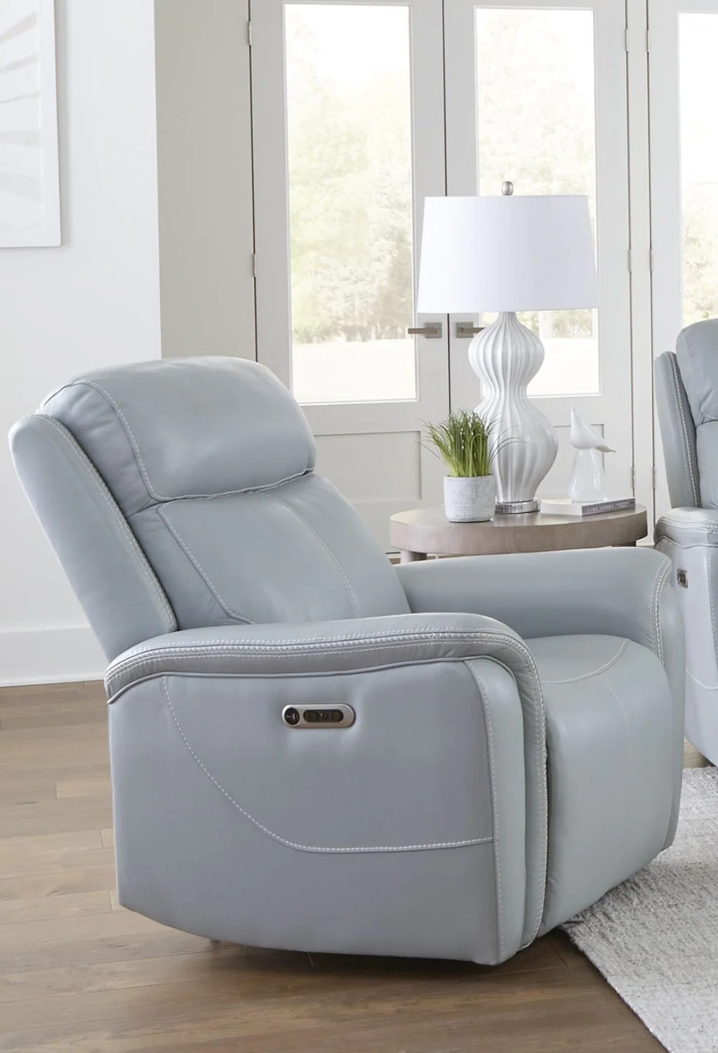 Parker Living Cascade - Seamist Grey Power Reclining Sofa and Recliner - Image 6