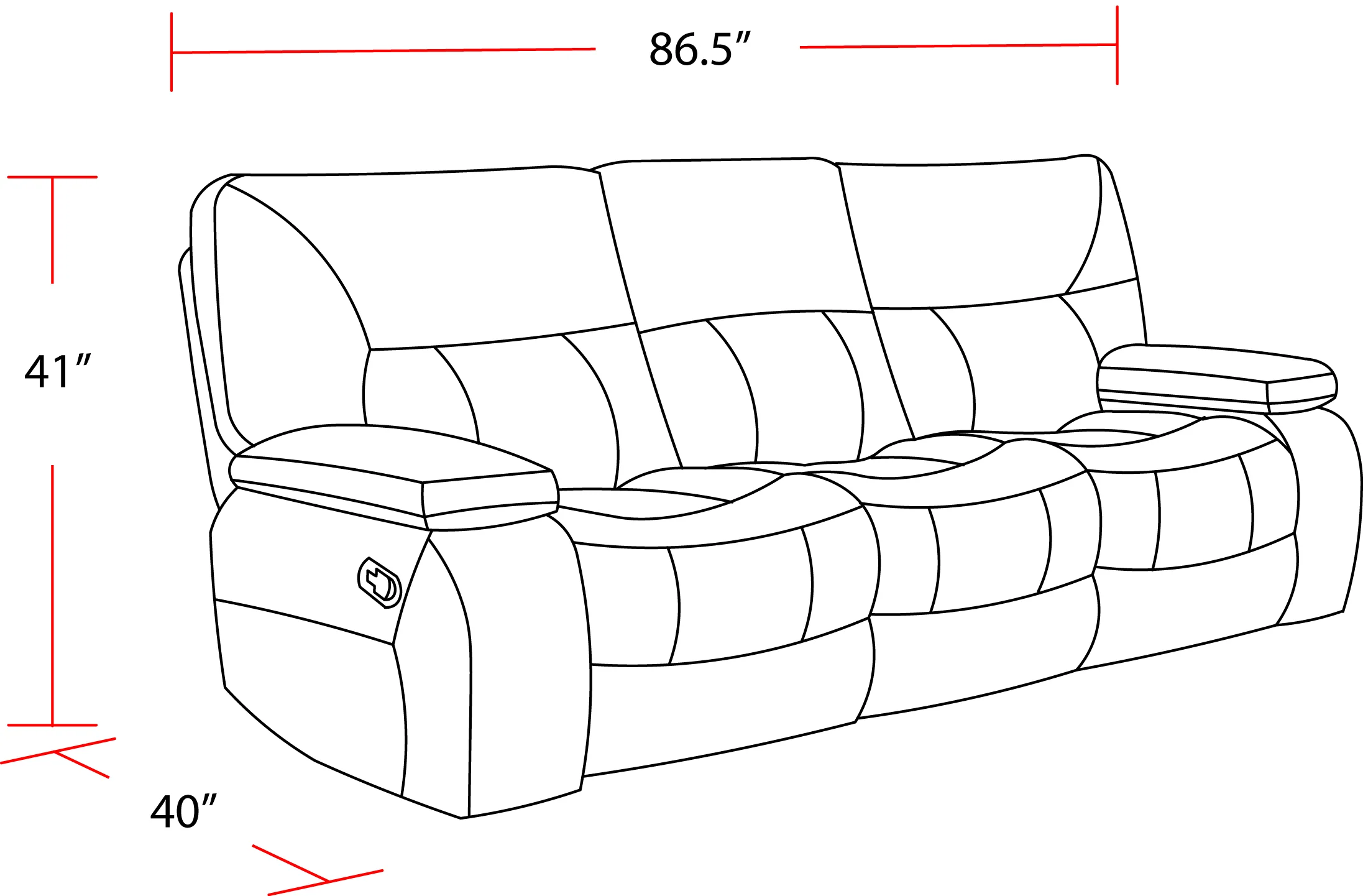 Parker Living Chapman - Polo Manual Reclining Sofa Loveseat and Recliner - MCHA-321-POL - Image 12