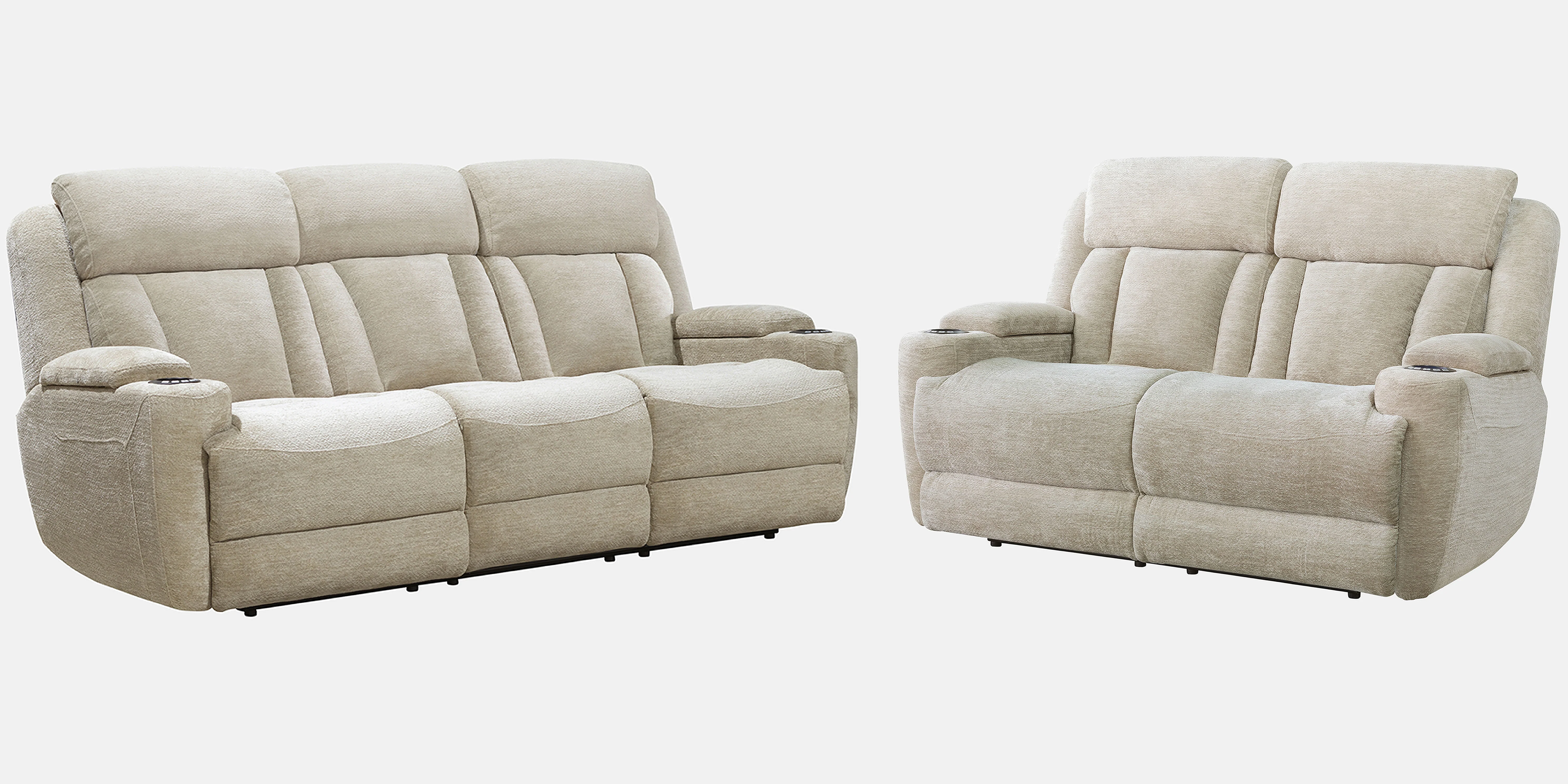 Parker Living Dalton - Lucky Fawn Power Reclining Sofa and Loveseat - Image 2