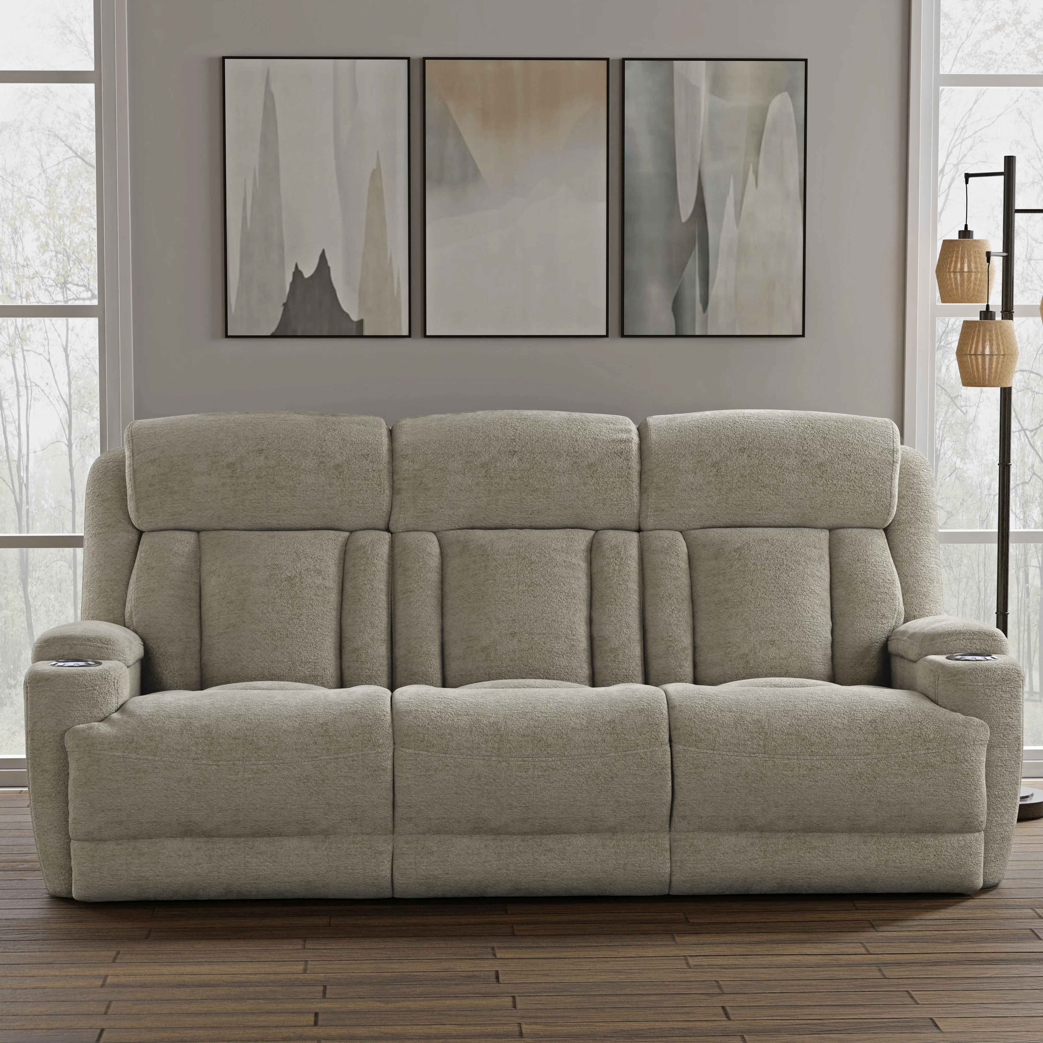 Parker Living Dalton - Lucky Fawn Power Reclining Sofa and Loveseat - Image 4