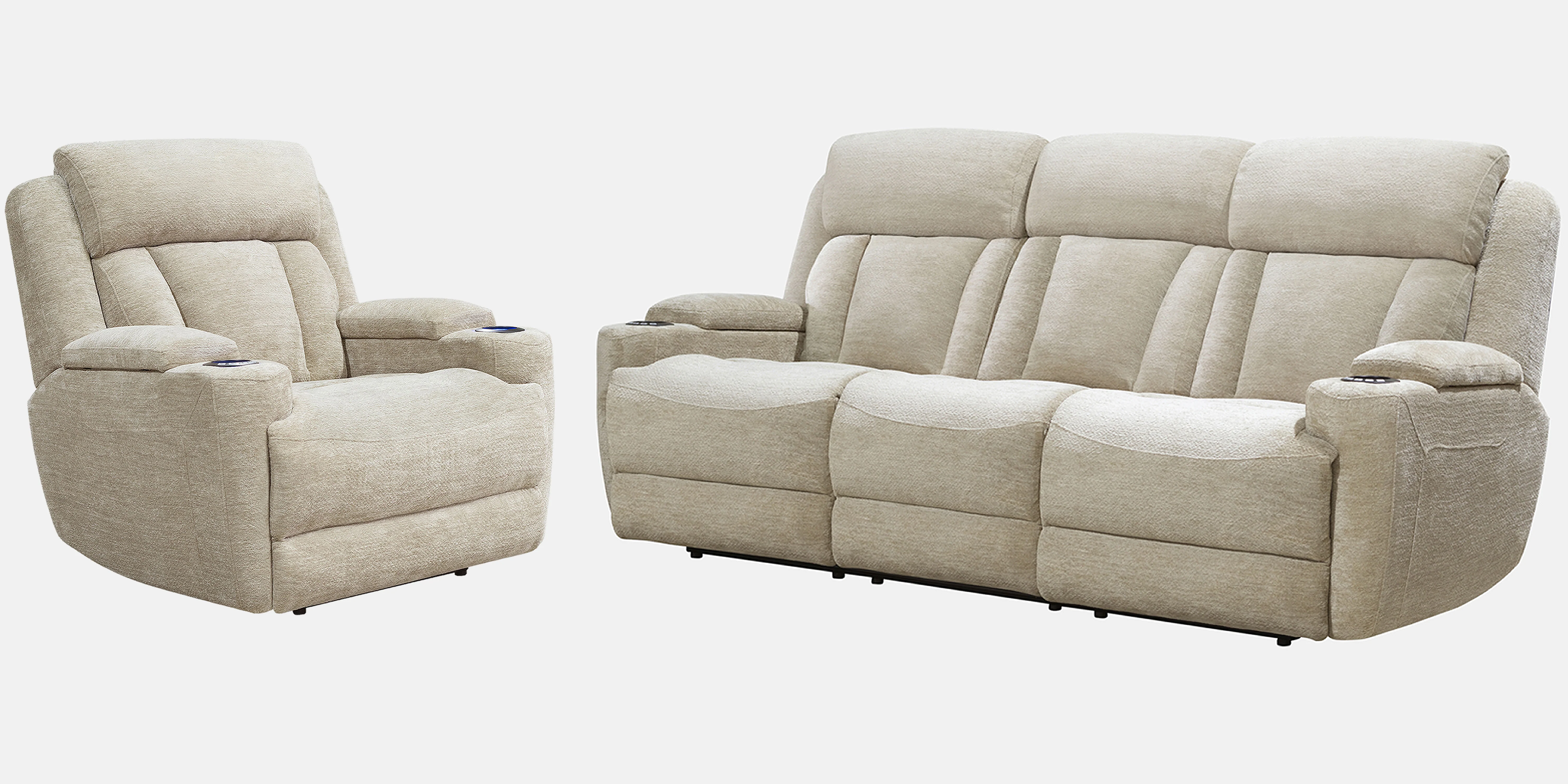 Parker Living Dalton - Lucky Fawn Power Reclining Sofa and Recliner - Image 2