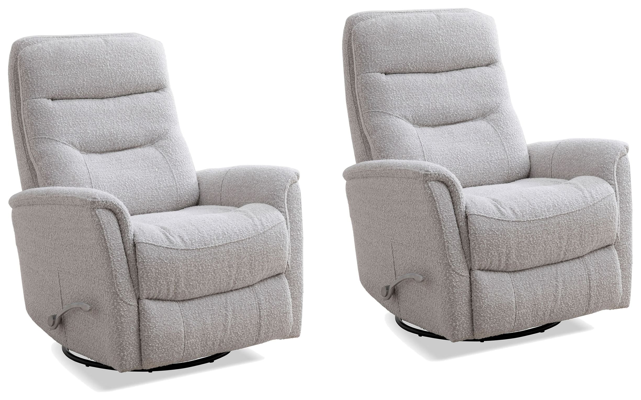 Parker Living Gemini - Bloke Cotton Swivel Glider Recliner Two Pack - Image 2
