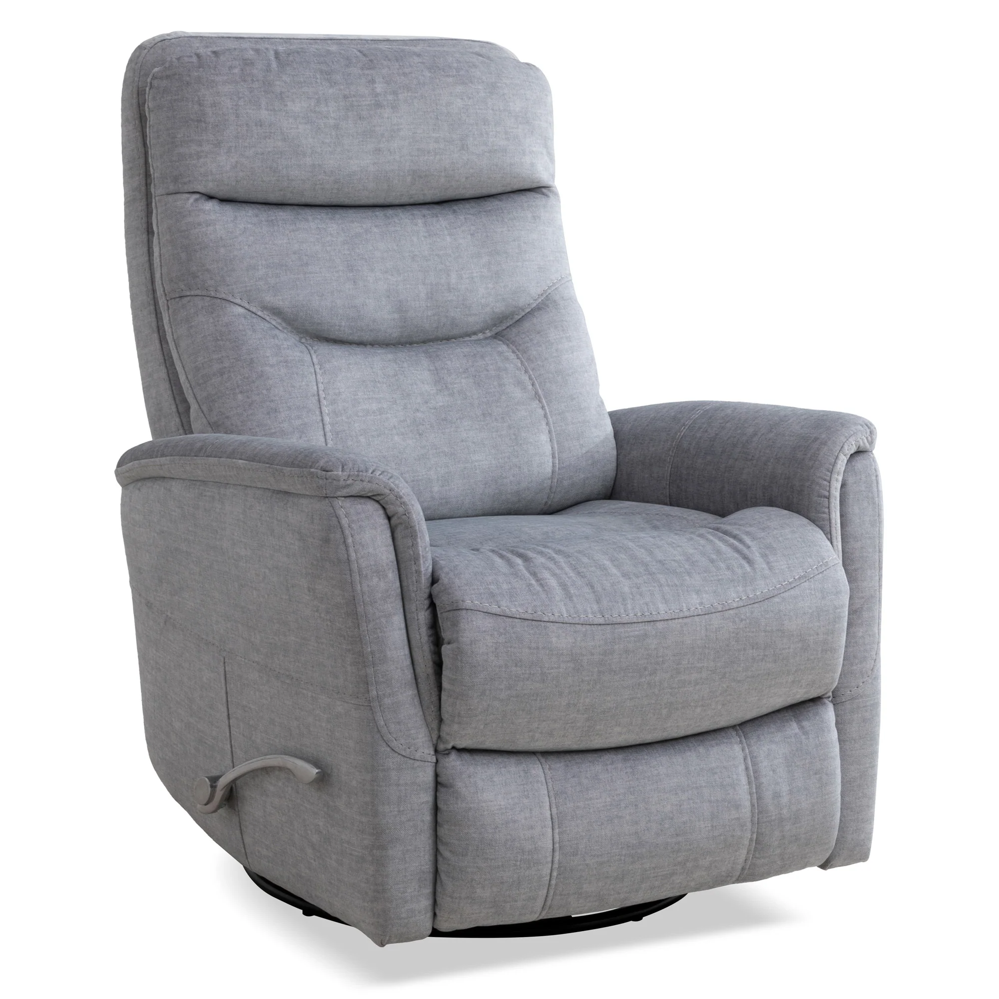 Parker Living Gemini - Capri Silver Swivel Glider Recliner - Image 2
