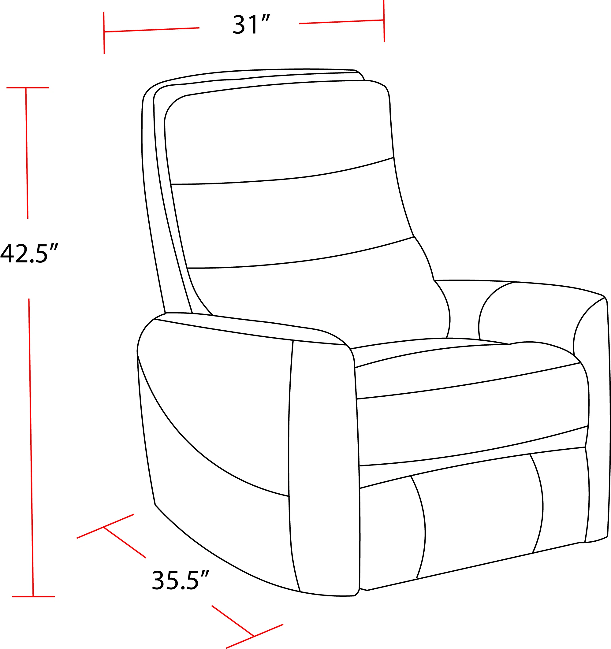 Parker Living Hercules - Chocolate Swivel Glider Recliner - Image 4