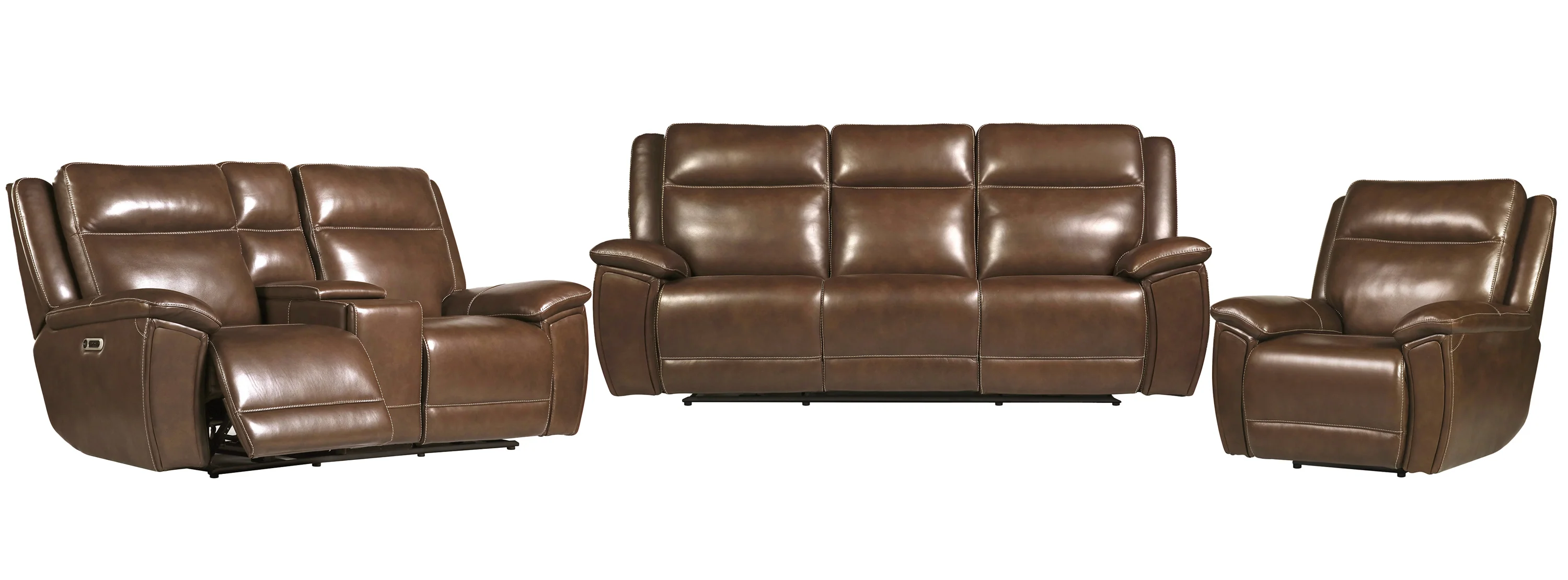 Parker Living Jameson - Hickory Power Reclining Zero Gravity Sofa Loveseat and Recliner - Image 2