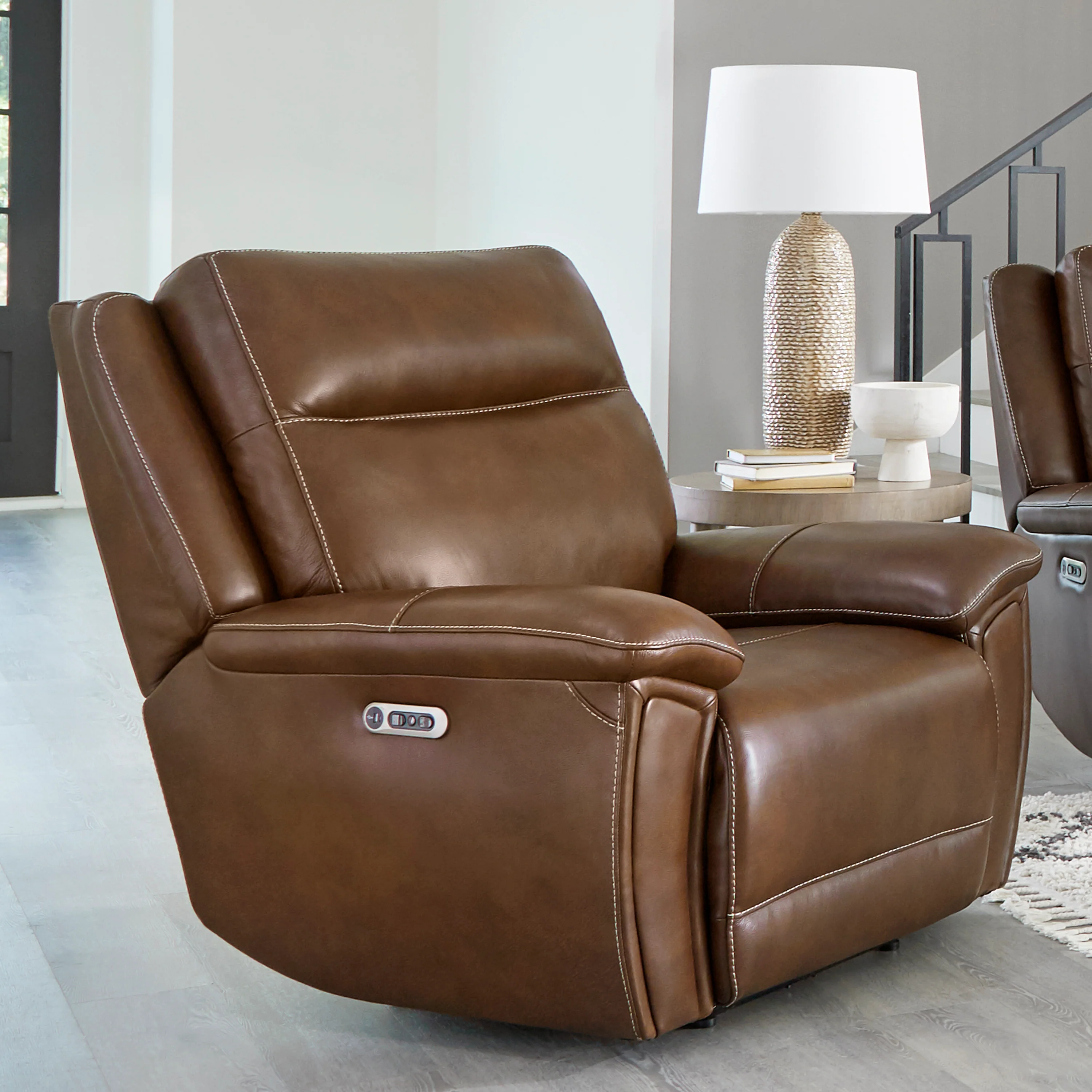 Parker Living Jameson - Hickory Power Reclining Zero Gravity Sofa Loveseat and Recliner - Image 7