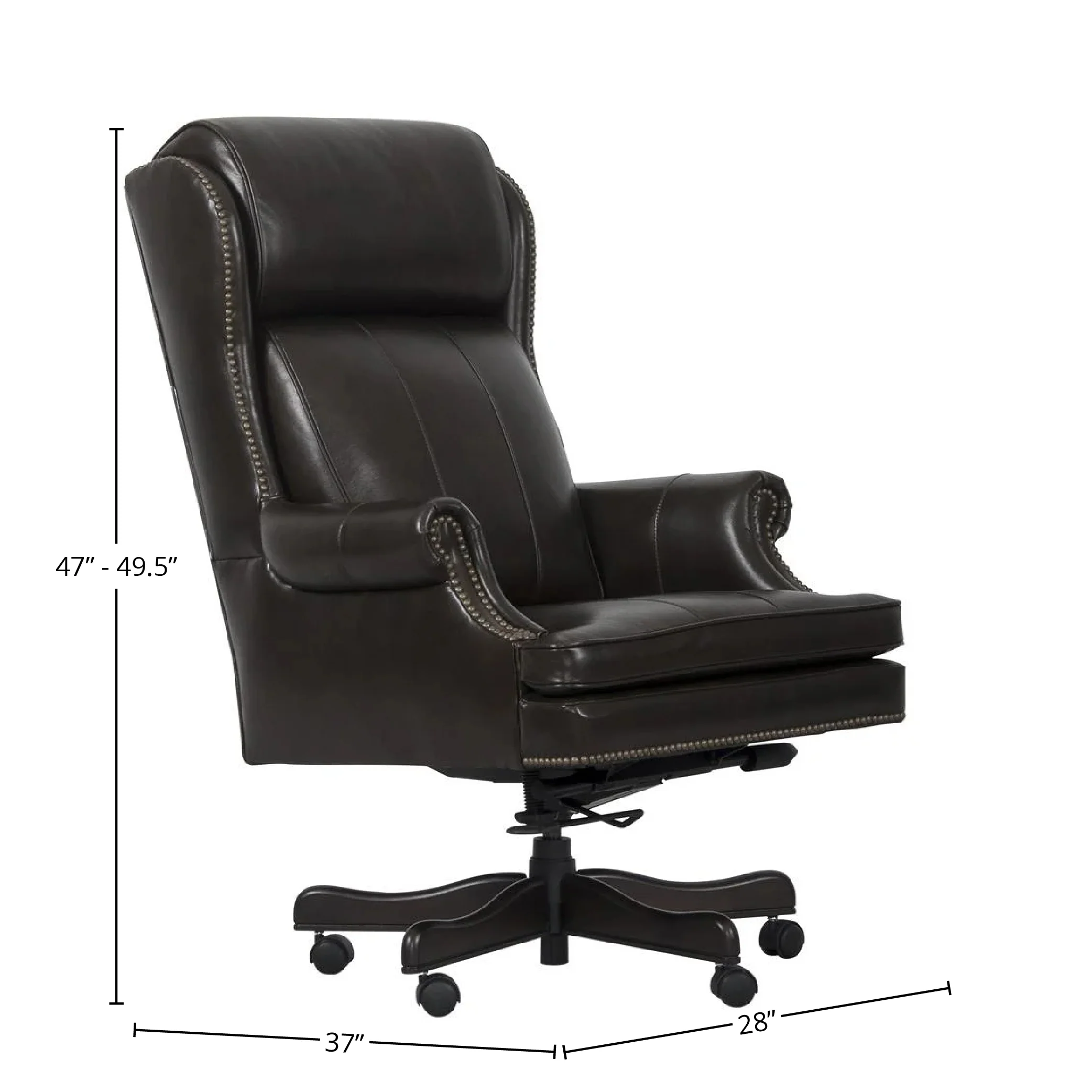 Parker Living - Leather Desk Chair - DC#105-PBR - Image 5