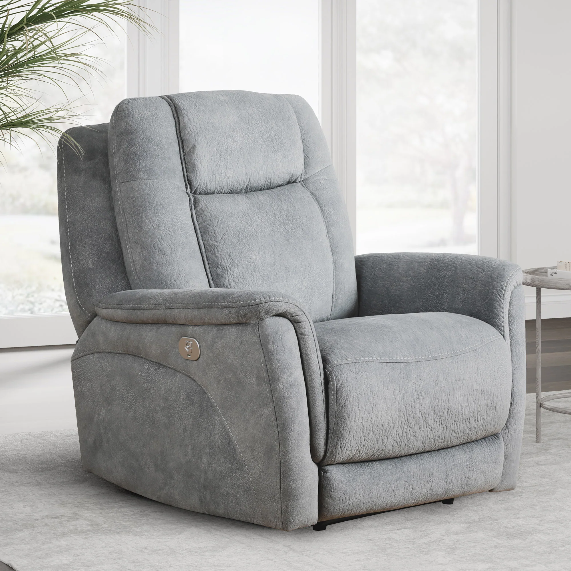 Parker Living Linus - Hudson Grey Power Reclining Sofa and Recliner - Image 5