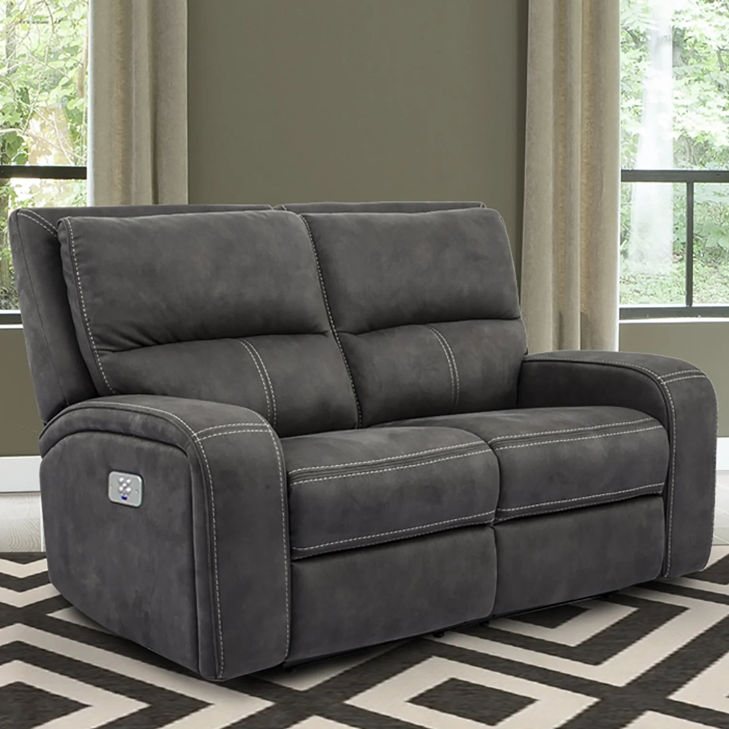 Parker Living Polaris - Slate Power Reclining Sofa and Loveseat - Image 4