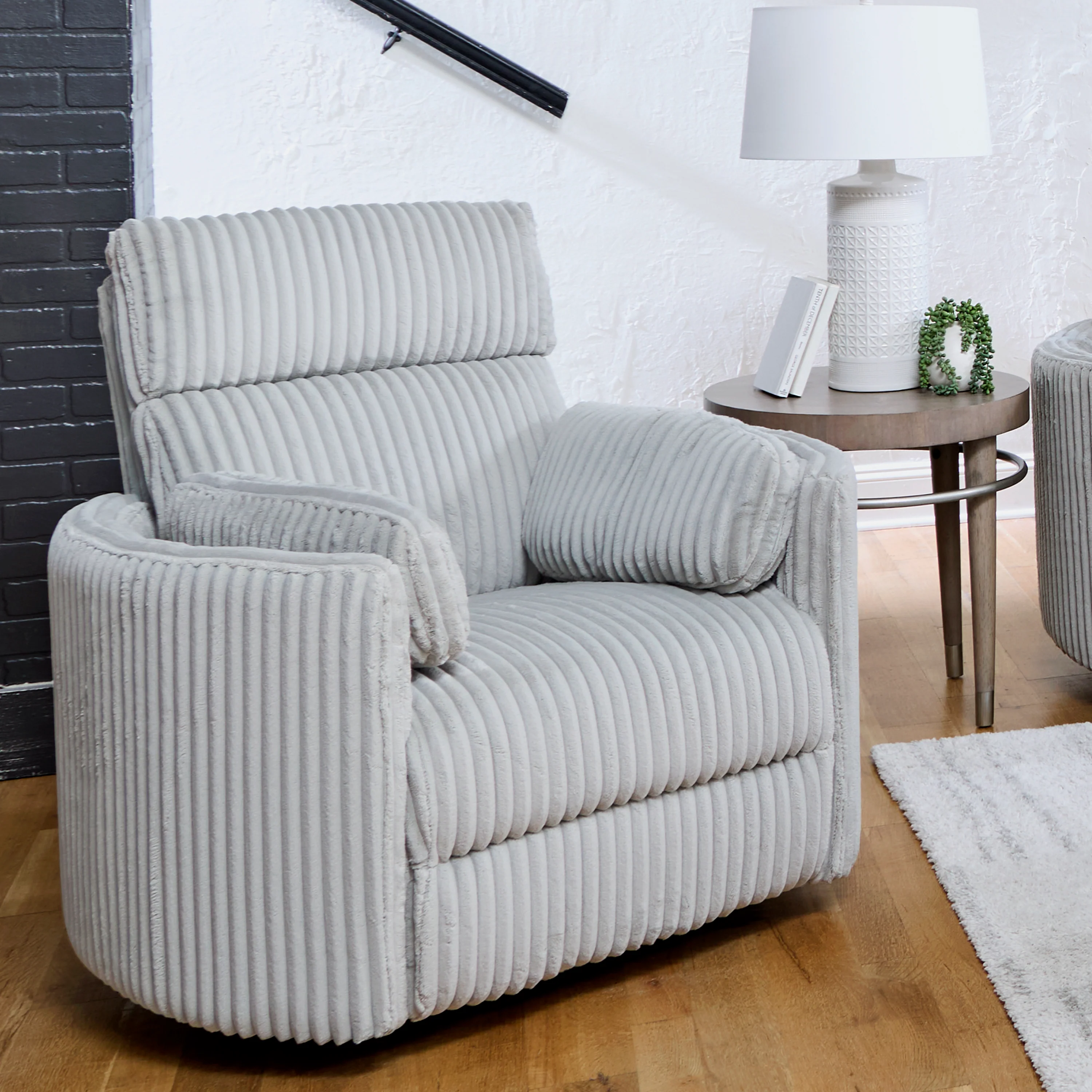 Parker Living Radius - Mega Grey Power Reclining Sofa Loveseat and Recliner - Image 7