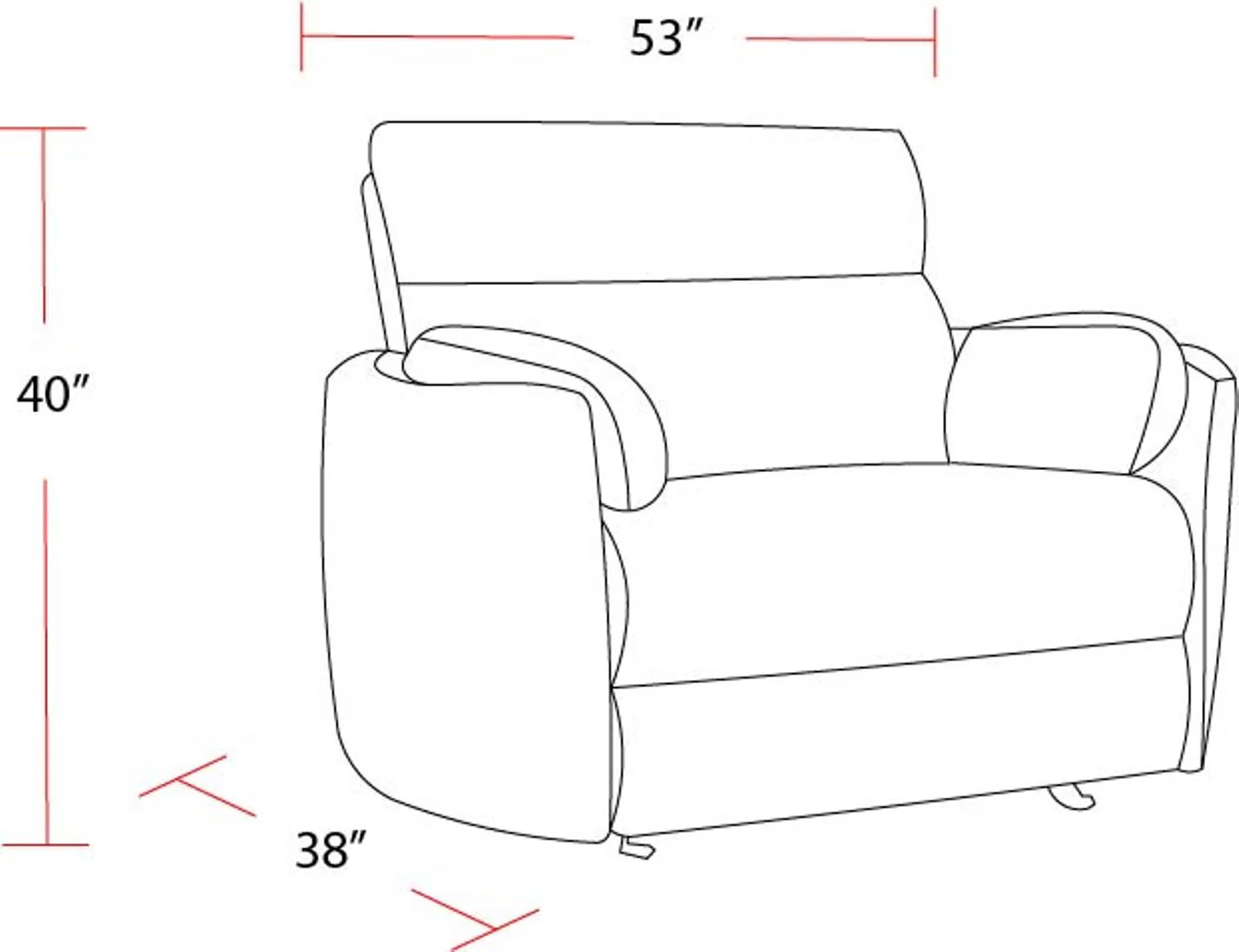 Parker Living Radius Xl - Mediterranean Extra Wide Power Glider Recliner - Image 4