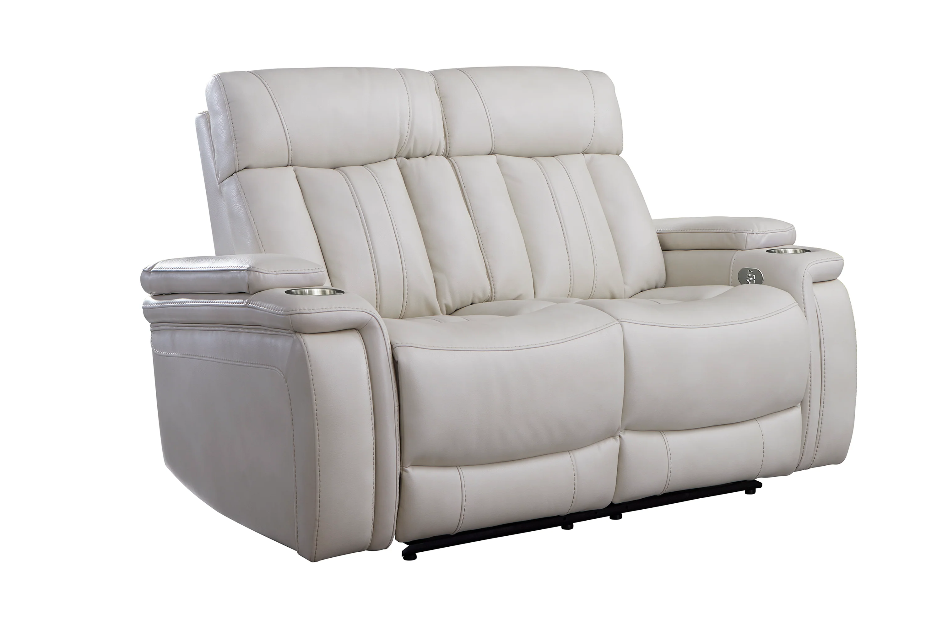 Parker Living Royce - Fantom Ivory Power Reclining Loveseat - Image 2