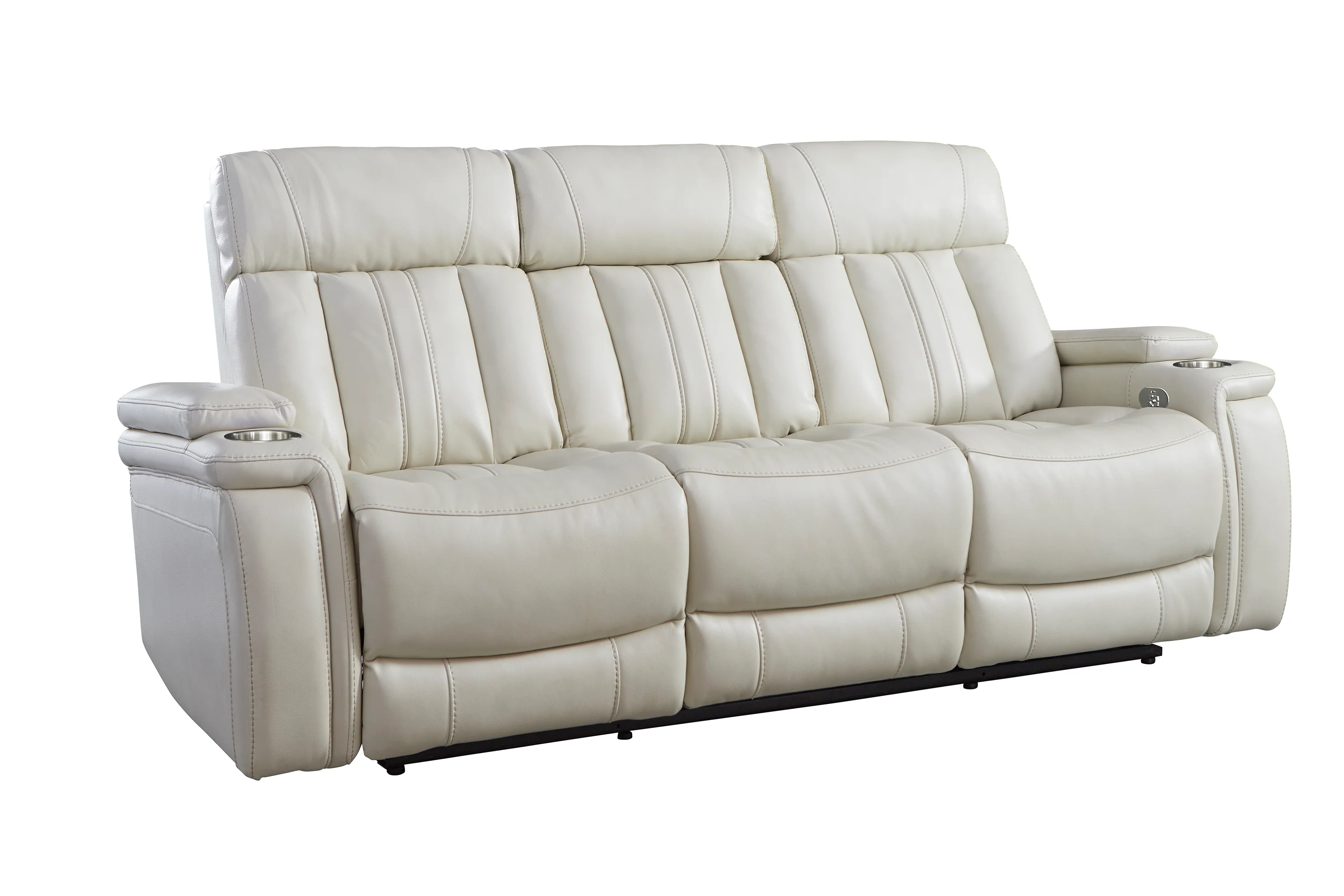 Parker Living Royce - Fantom Ivory Power Reclining Sofa Loveseat and Recliner - Image 8