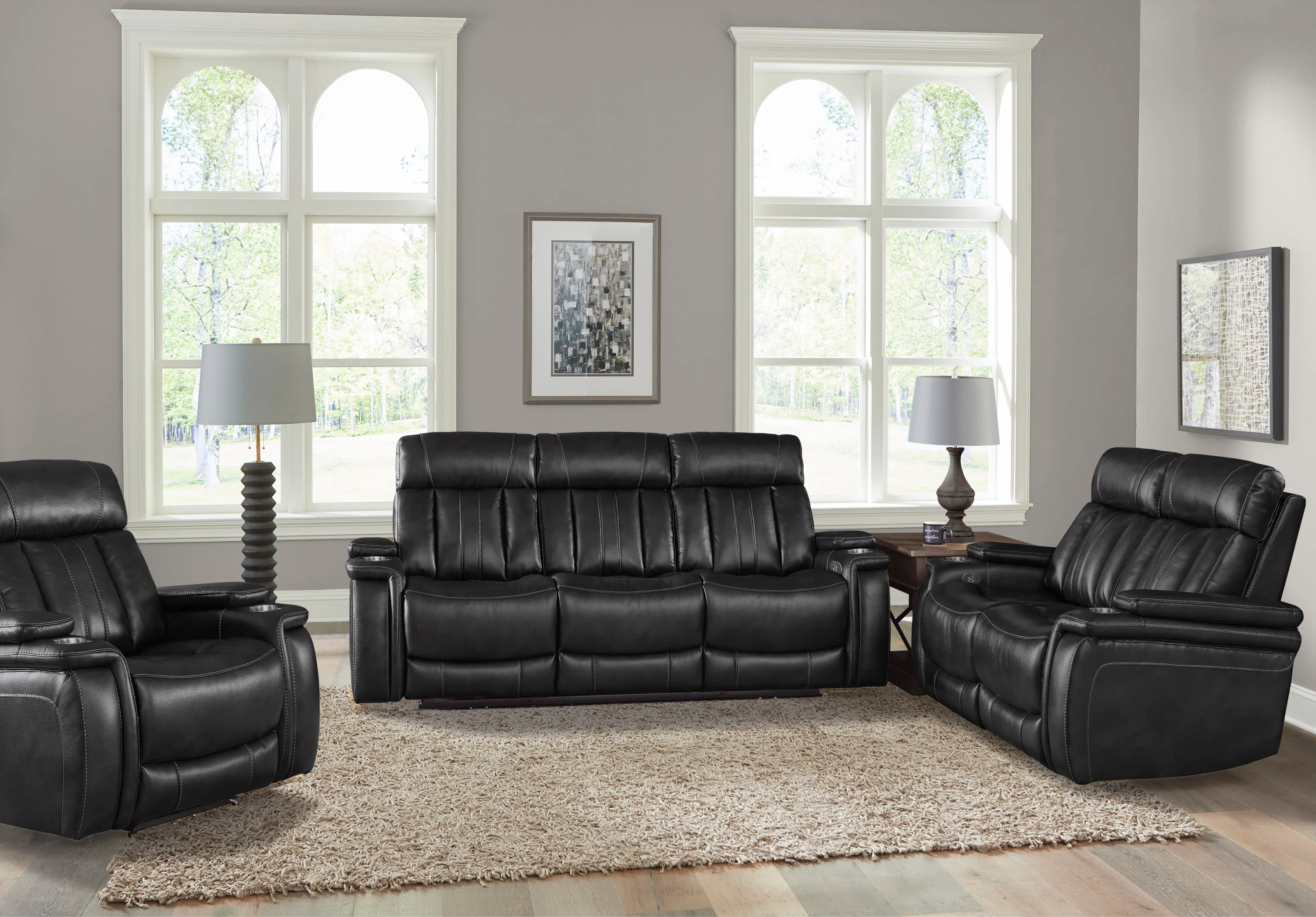 Parker Living Royce - Midnight Power Recliner Two Pack - Image 3