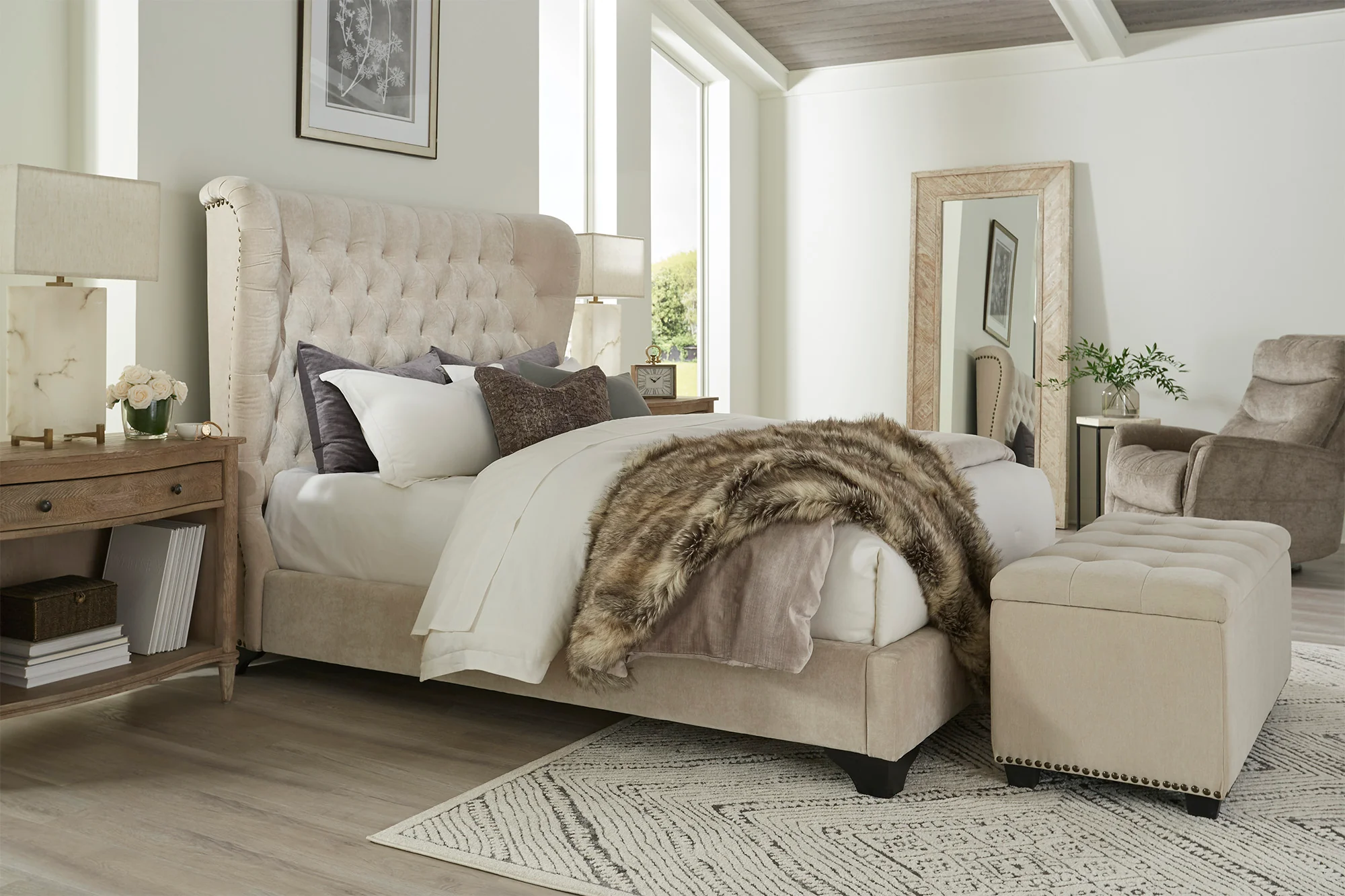 Parker Living Sleep Chloe - Meringue Queen Bed - Image 3