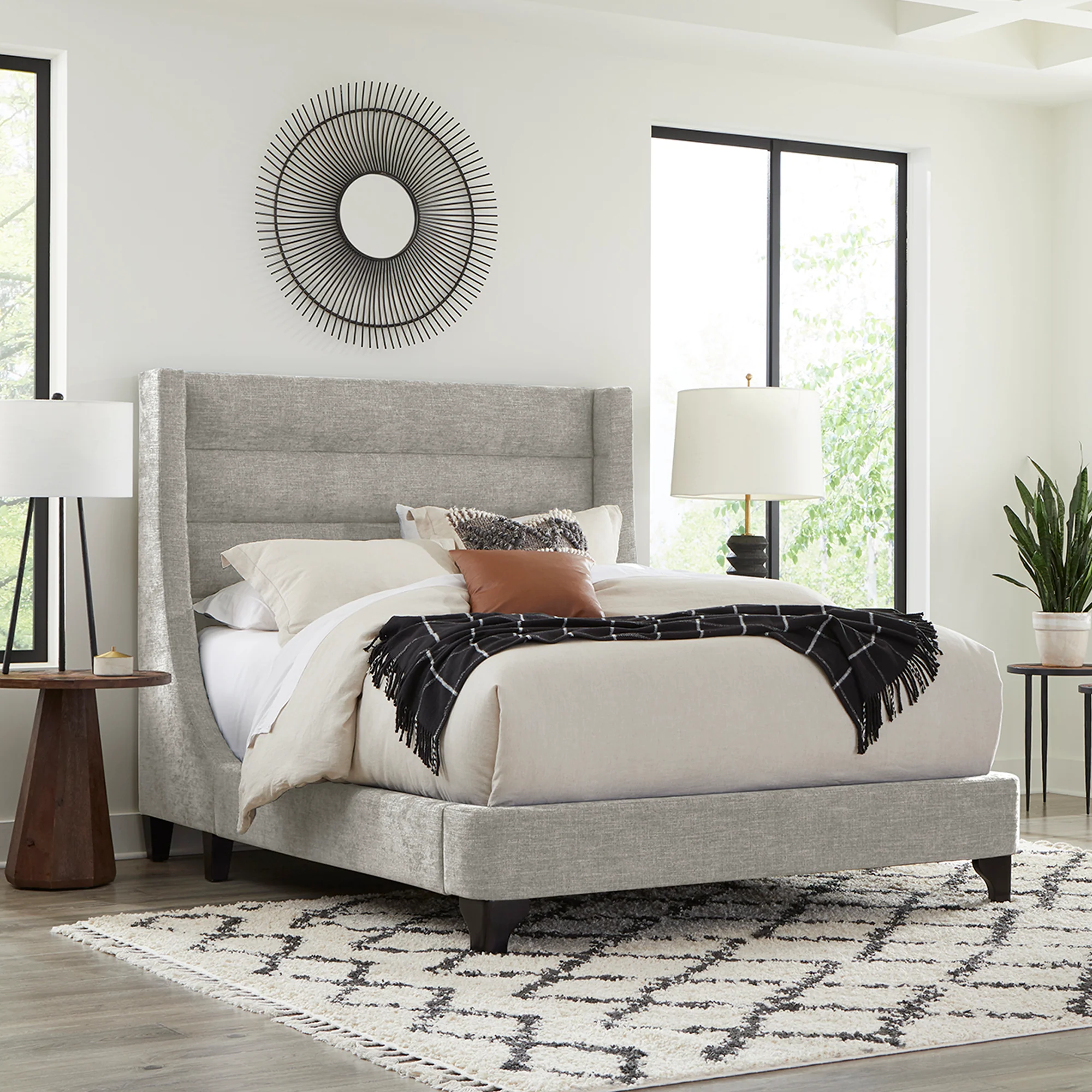 Parker Living Sleep Jacob - Luxe Light Grey King Bed