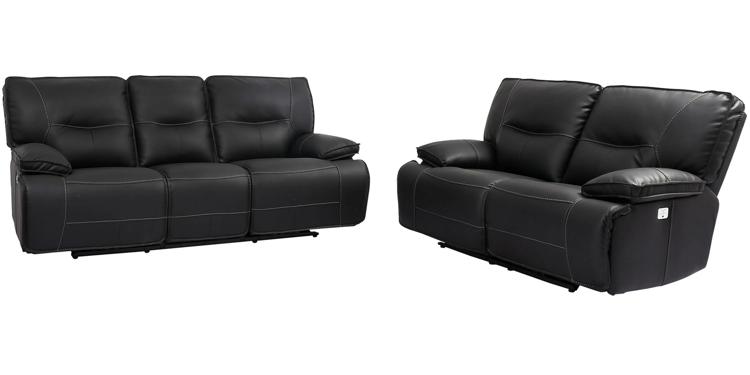 Parker Living Spartacus - Black Power Reclining Sofa and Loveseat - Image 2
