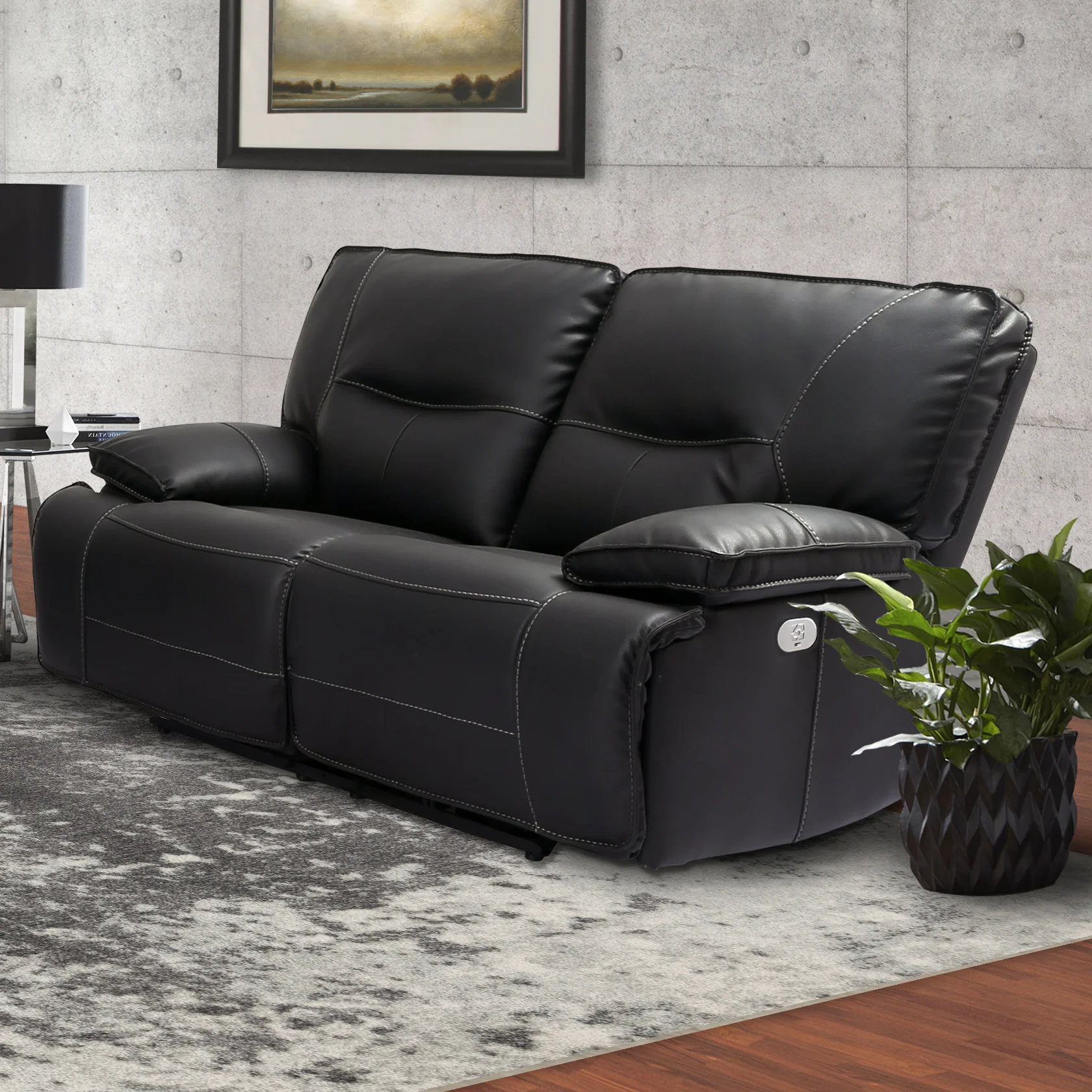 Parker Living Spartacus - Black Power Reclining Sofa and Loveseat - Image 4