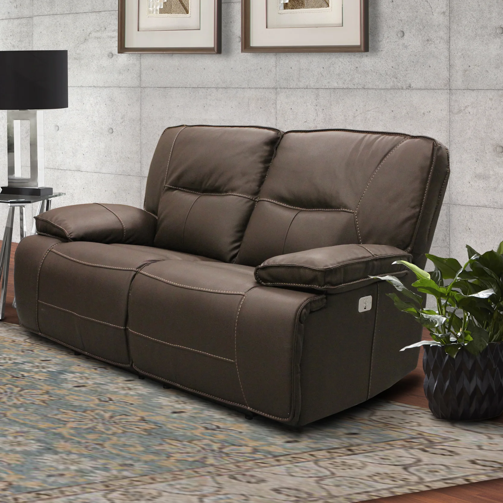 Parker Living Spartacus - Chocolate Power Reclining Sofa and Loveseat - Image 4