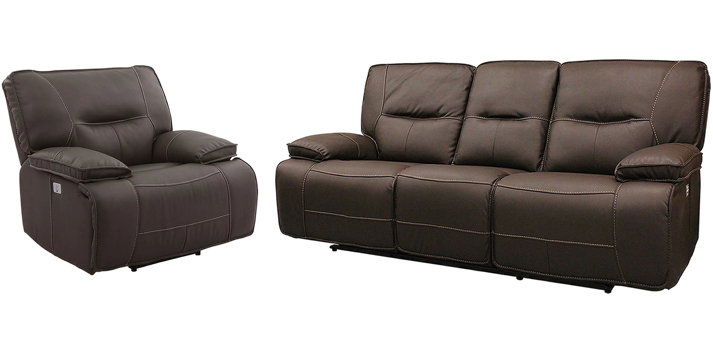 Parker Living Spartacus - Chocolate Power Reclining Sofa and Recliner - Image 2