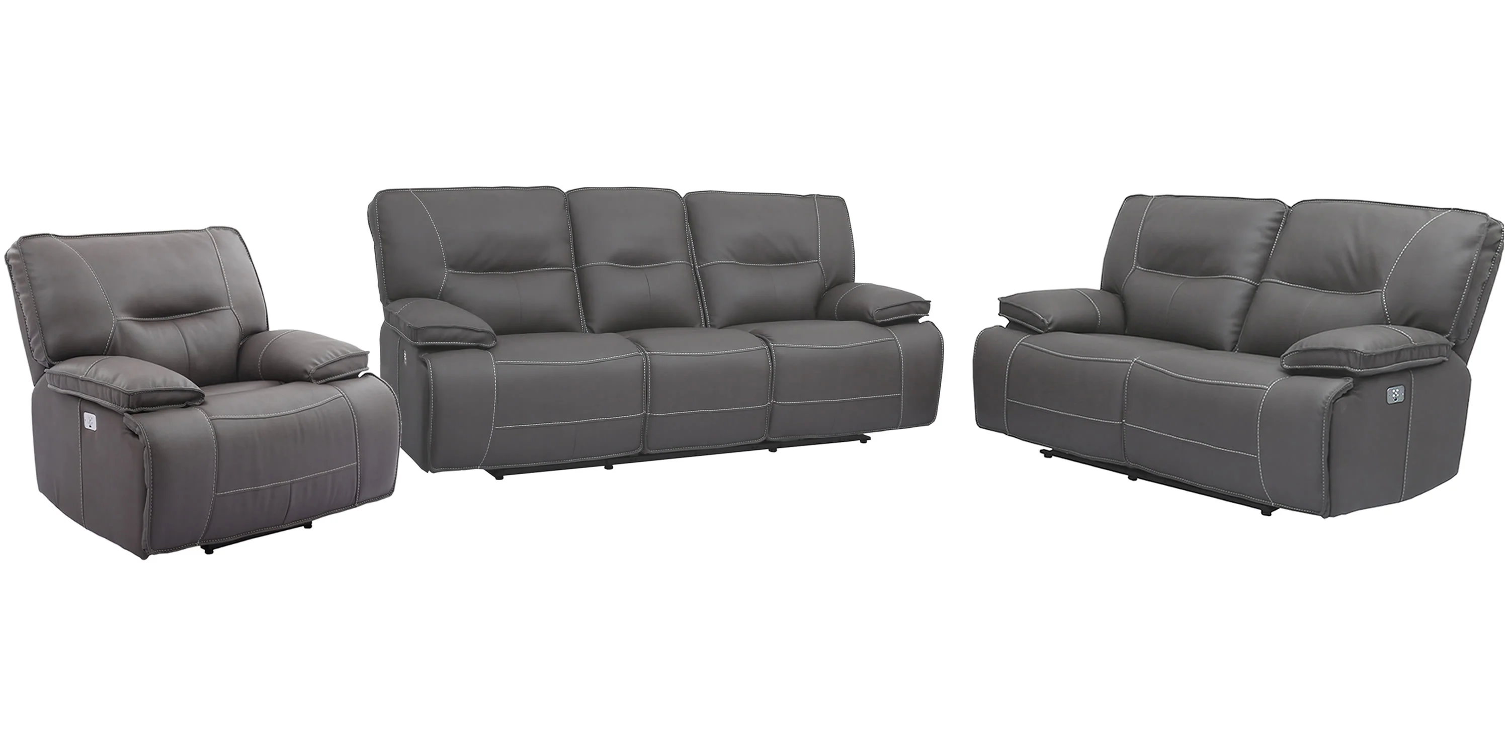 Parker Living Spartacus - Haze Power Reclining Sofa Loveseat and Recliner - Image 2