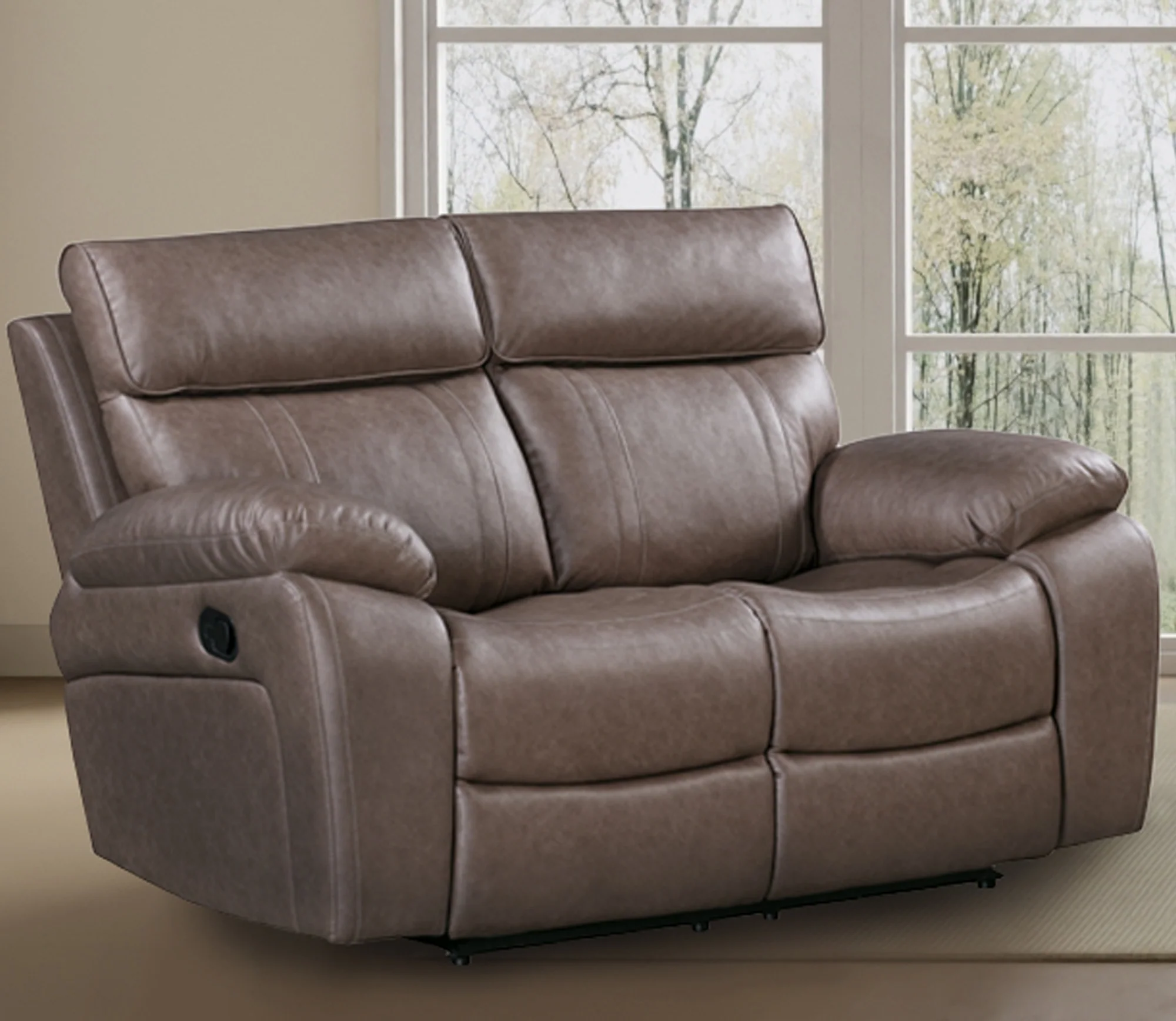 Parker Living Theon - Stokes Toffee Manual Reclining Sofa Loveseat and Recliner - Image 4