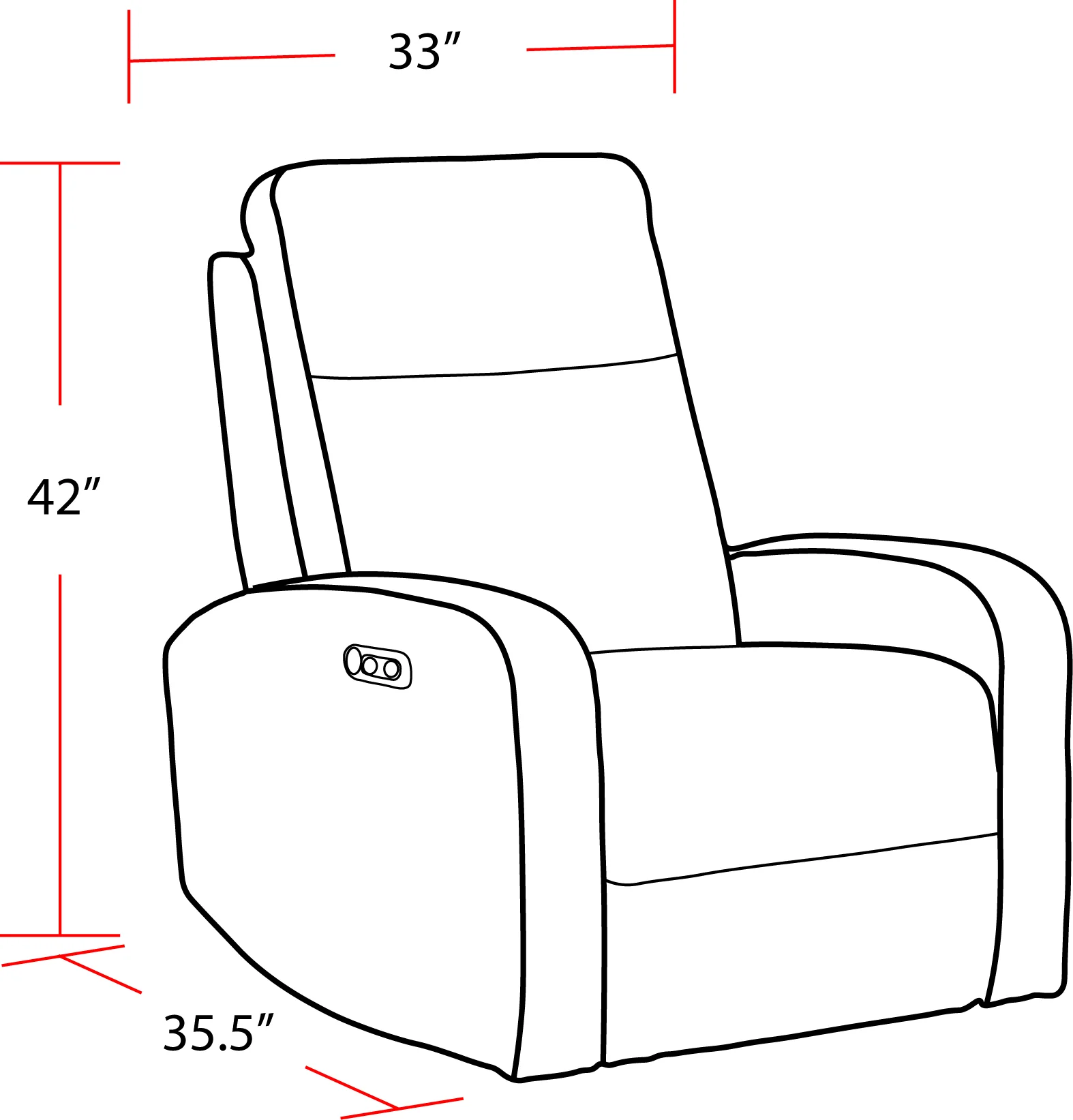 Parker Living Thriller - Natural Beauty Grey Power Swivel Glider Recliner - Image 4