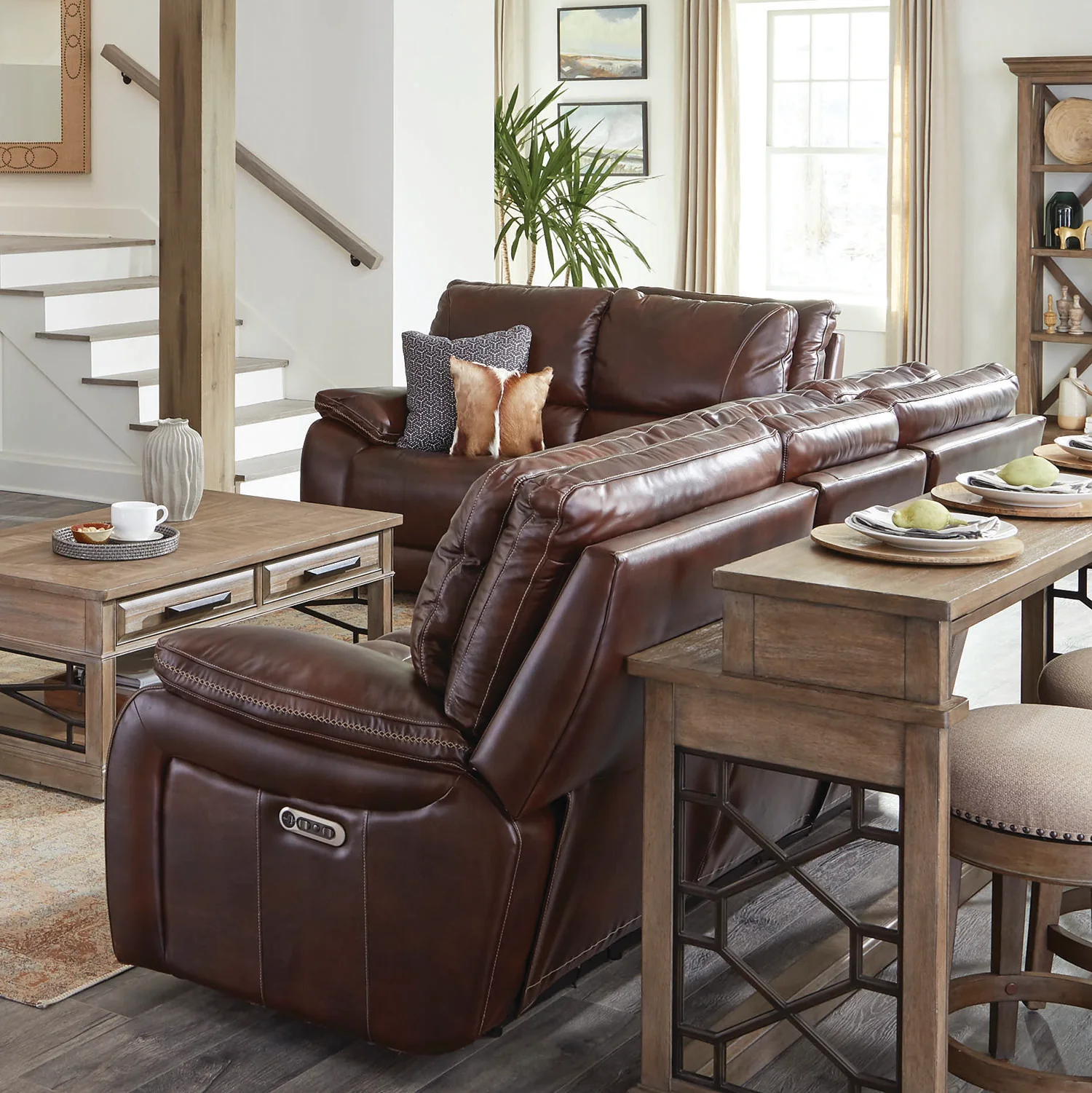 Parker Living Vail - Burnt Sienna Power Reclining Sofa and Loveseat - Image 3