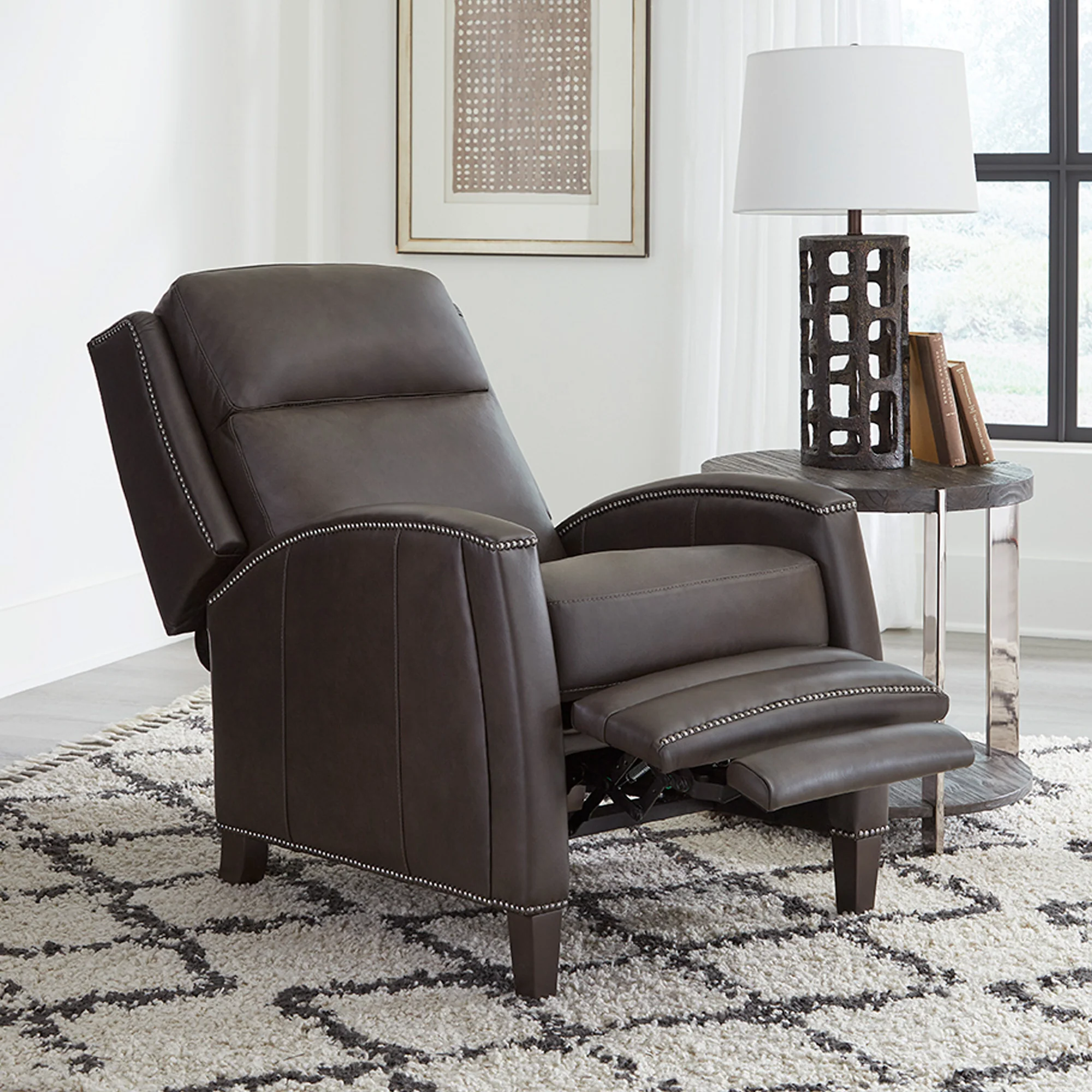 Parker Living Vermont - Slate Noire Manual Pushback Recliner - Image 3