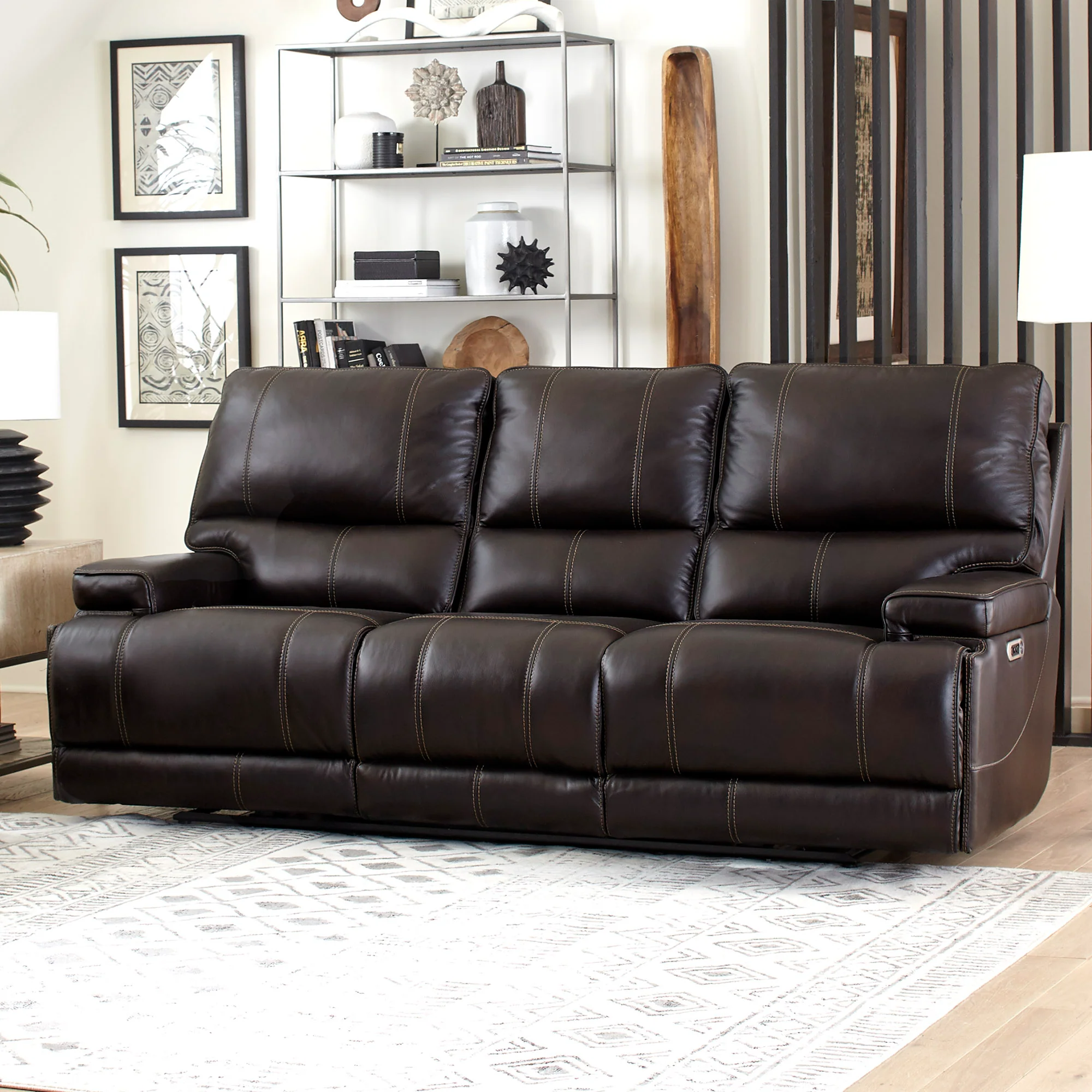 Parker Living Whitman - Verona Coffee - Powered By Freemotion Power Reclining Sofa Loveseat and Recliner - Image 5