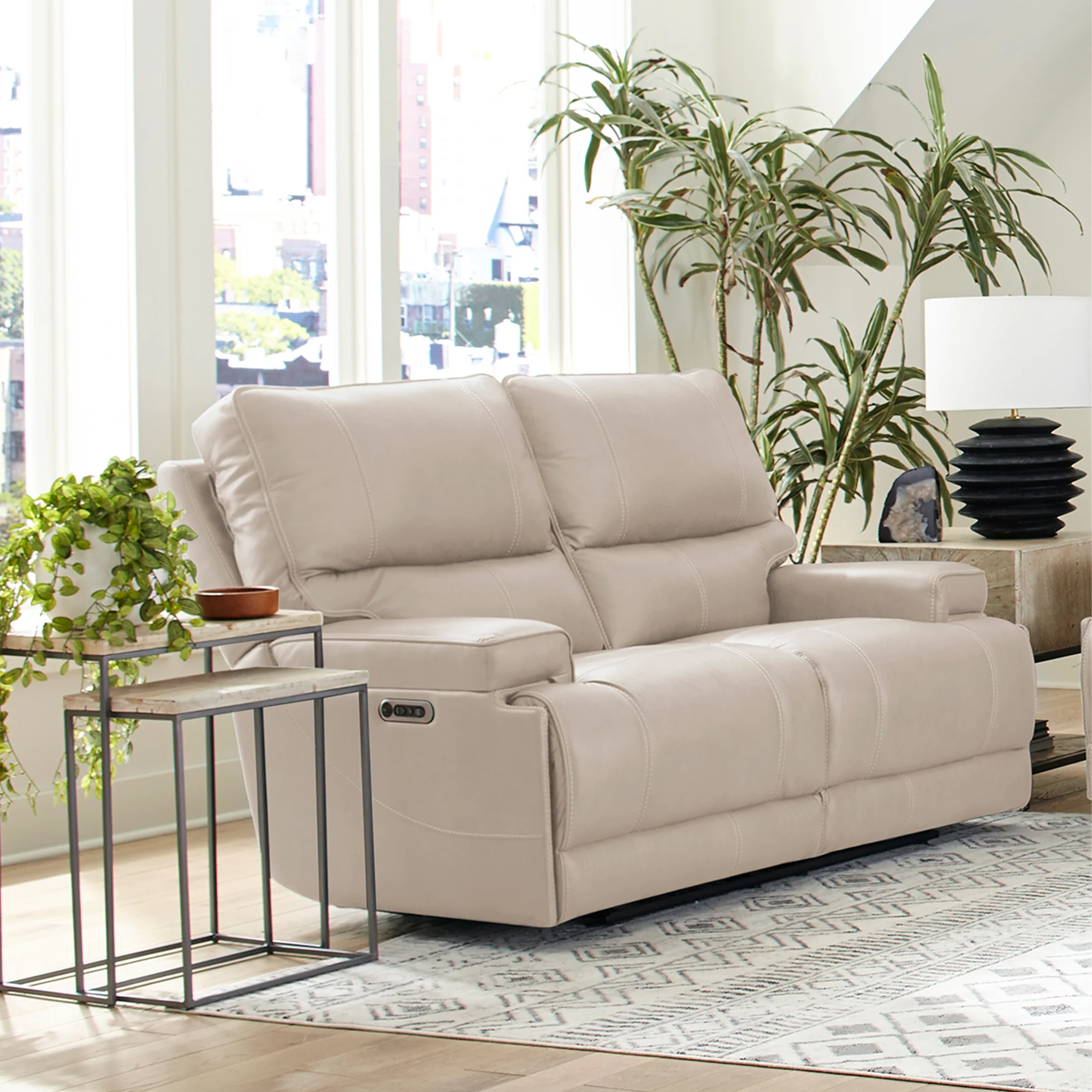 Parker Living Whitman - Verona Linen - Powered By Freemotion Power Reclining Sofa and Loveseat - Image 5