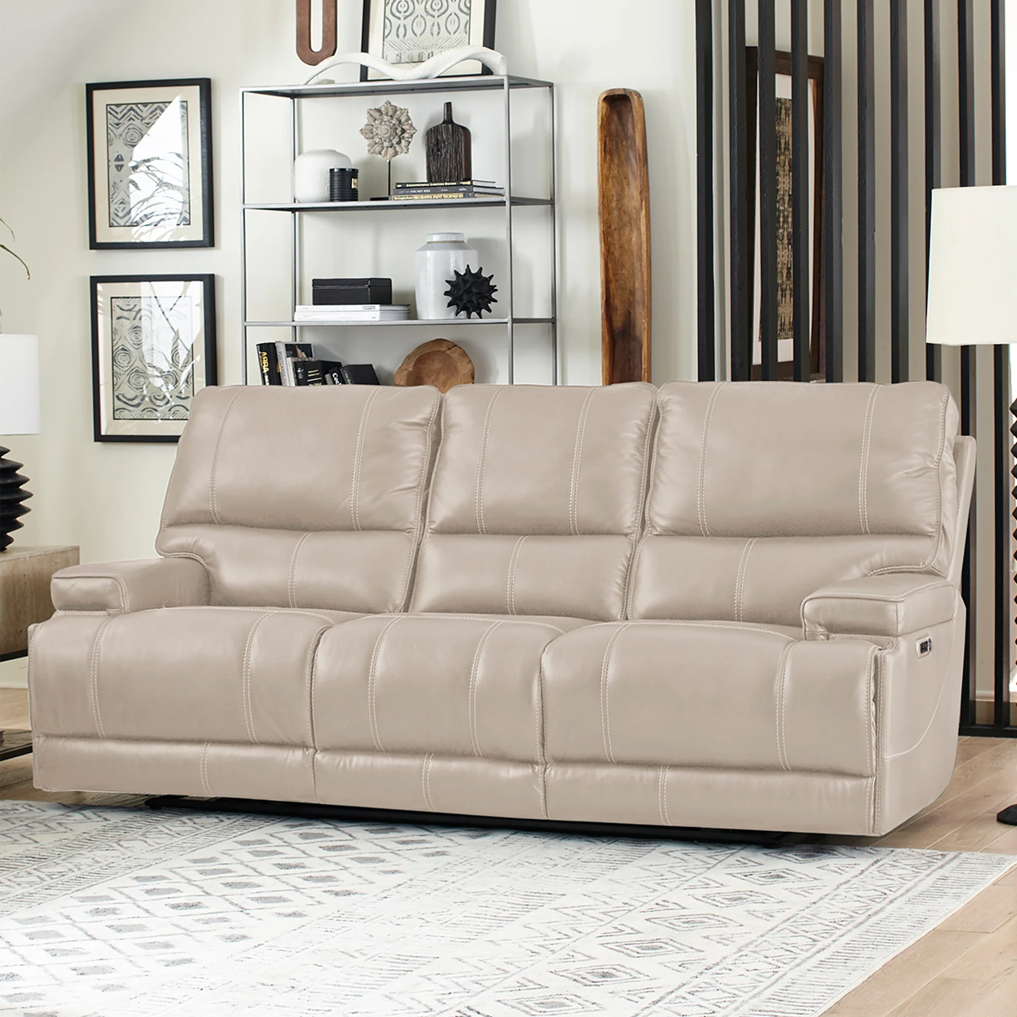 Parker Living Whitman - Verona Linen - Powered By Freemotion Power Reclining Sofa and Recliner - Image 3