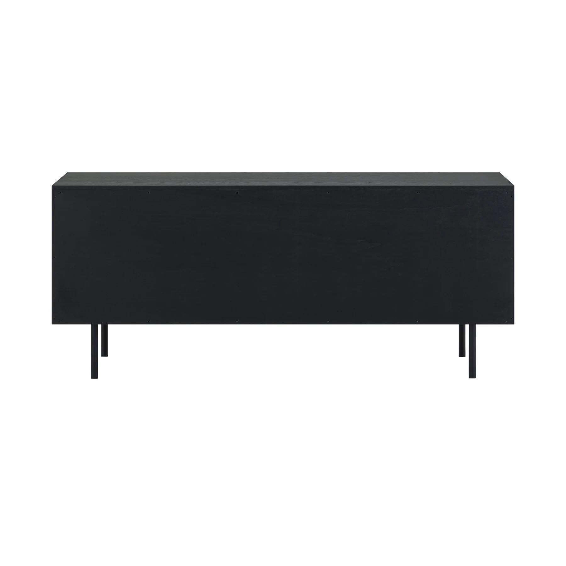Pasadena 4 Door Wood Buffet Cabinet with Black Oak Finish - Image 5