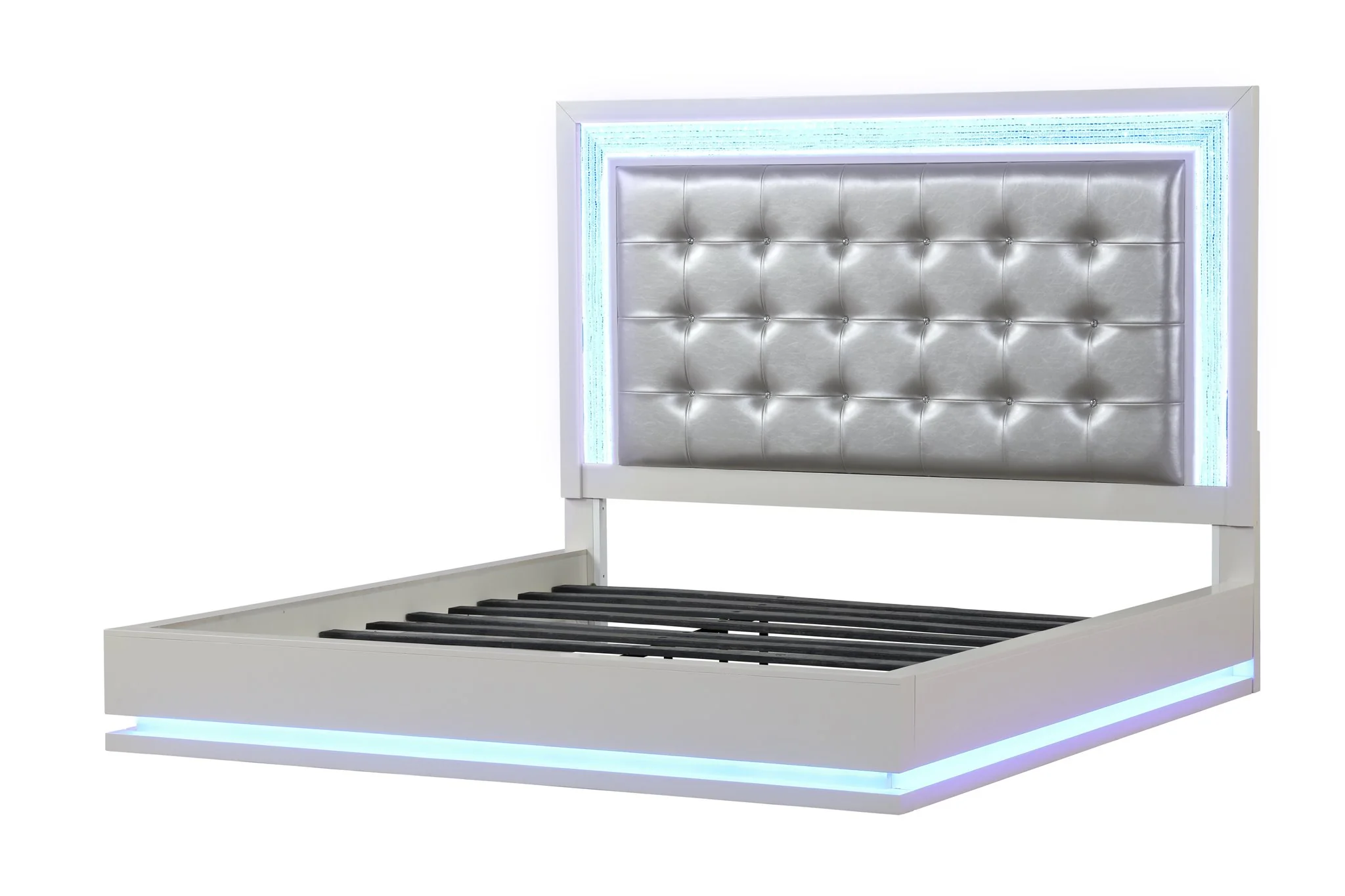 Passion King Bed Milky White - Image 2