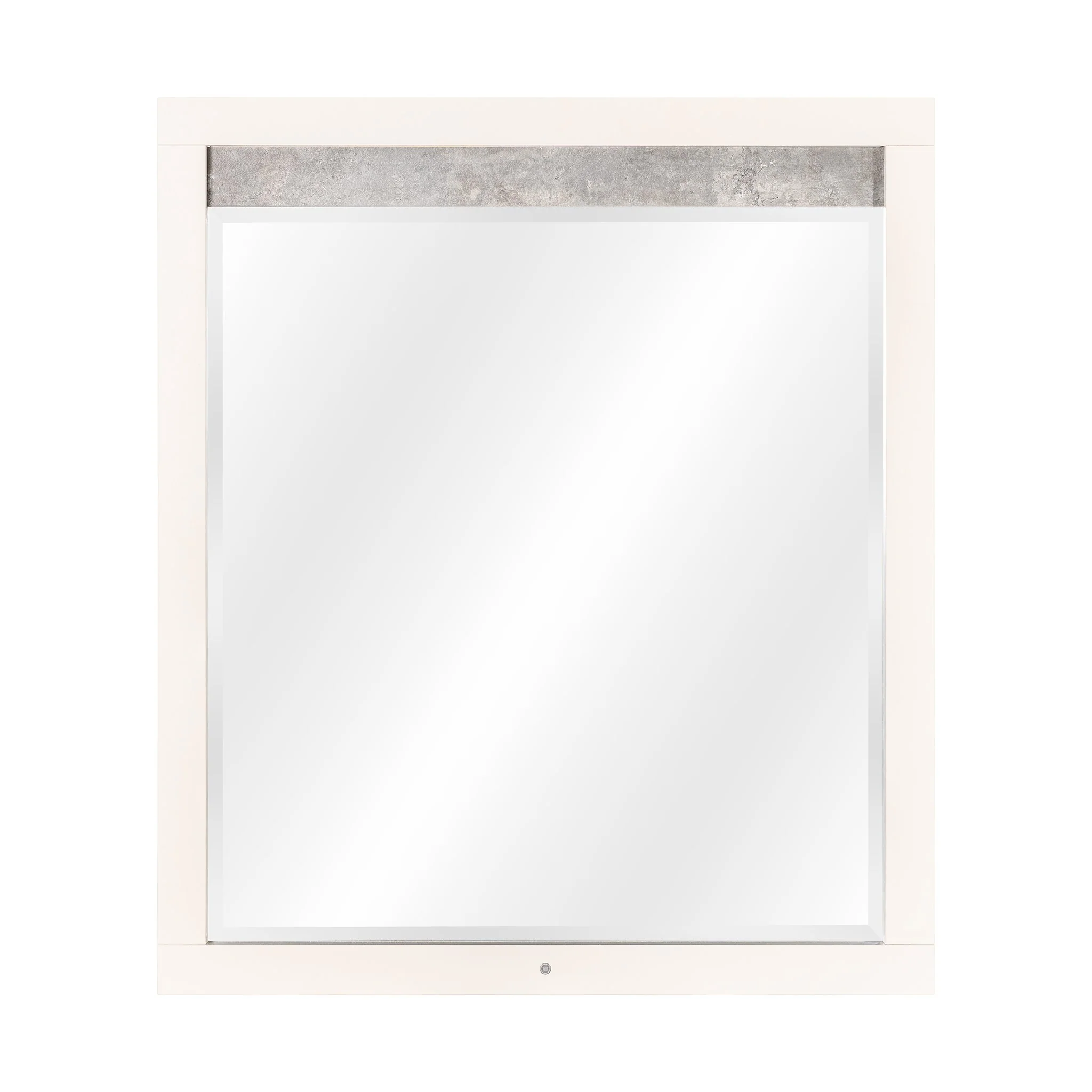 Pavira Dresser Mirror with LED Lights - Stone