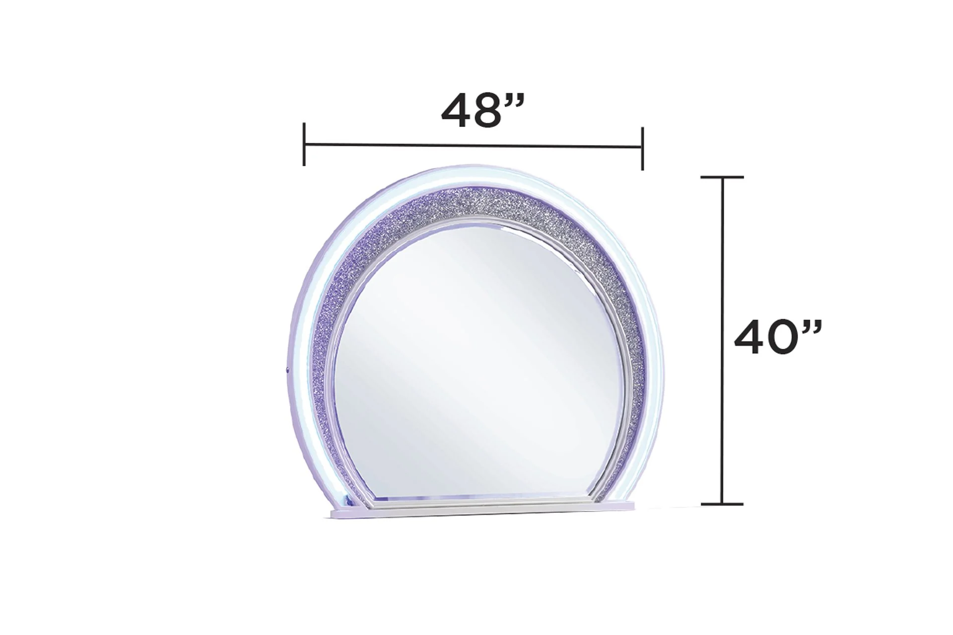 Perla Mirror Milky White - Image 2