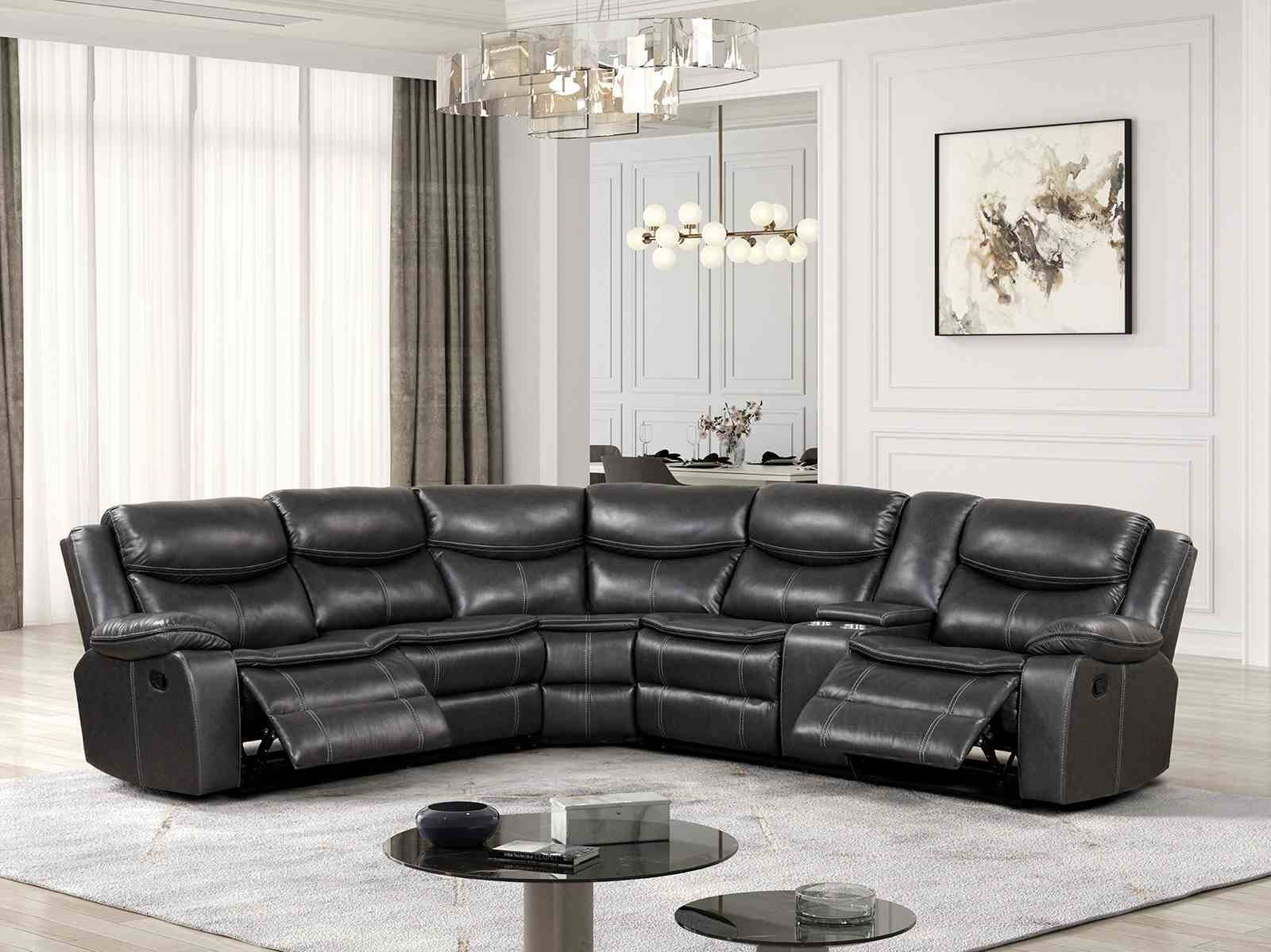 Pollux Sectional, Dark Gray