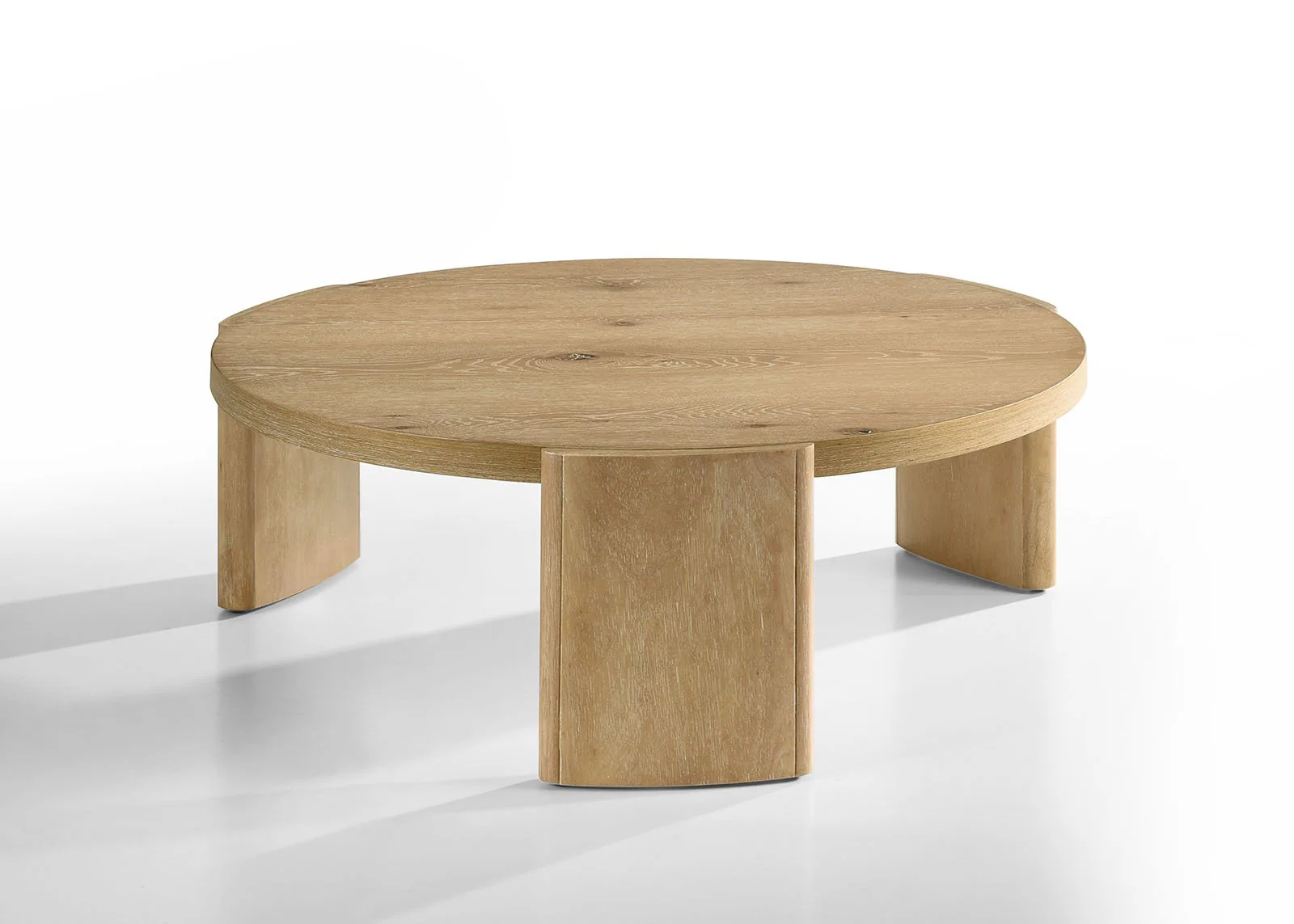 Poltimore Round Cocktail Table, Oak