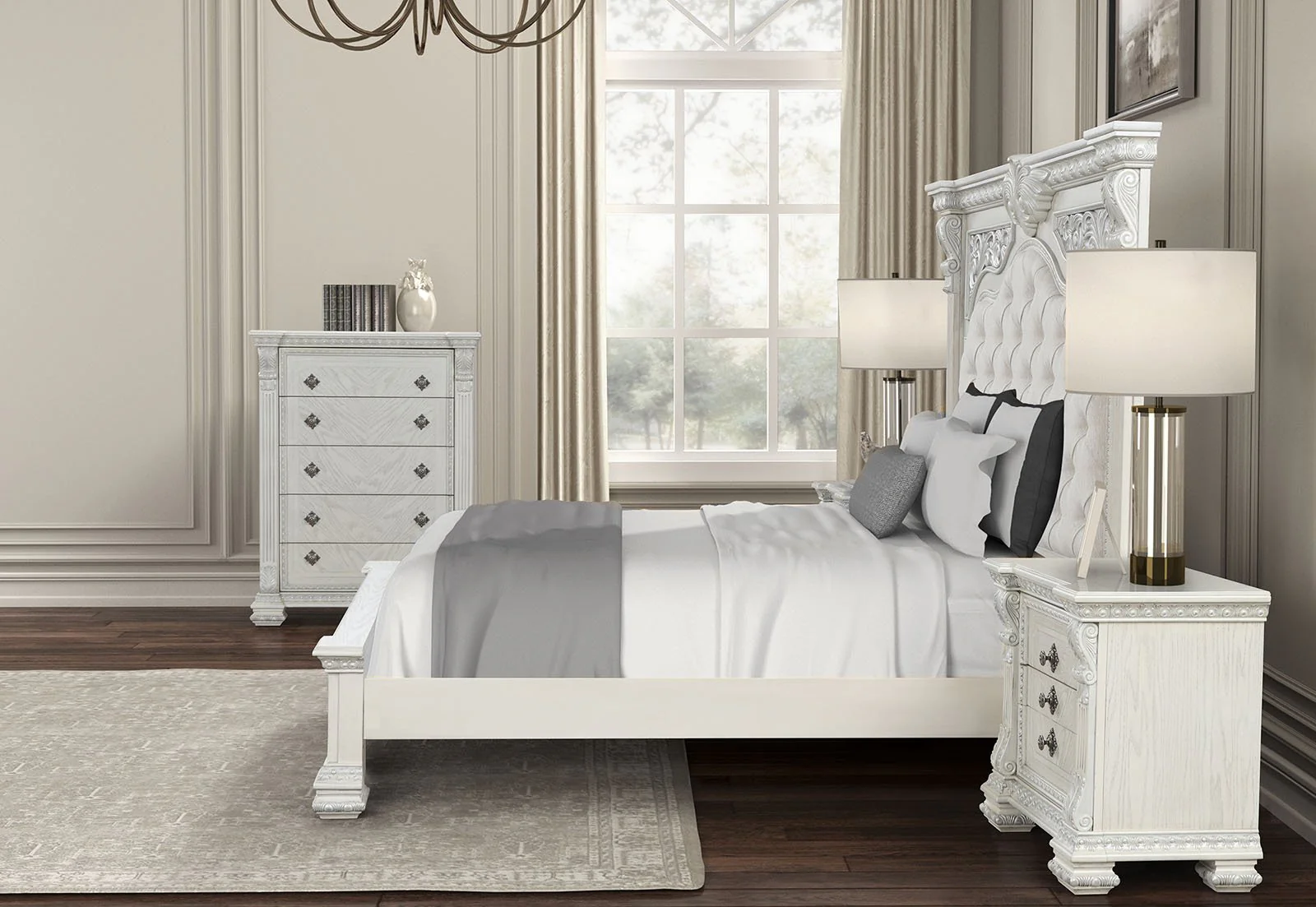 Promenade 5 Pc. Queen Bedroom Set w/ 2NS - Image 3