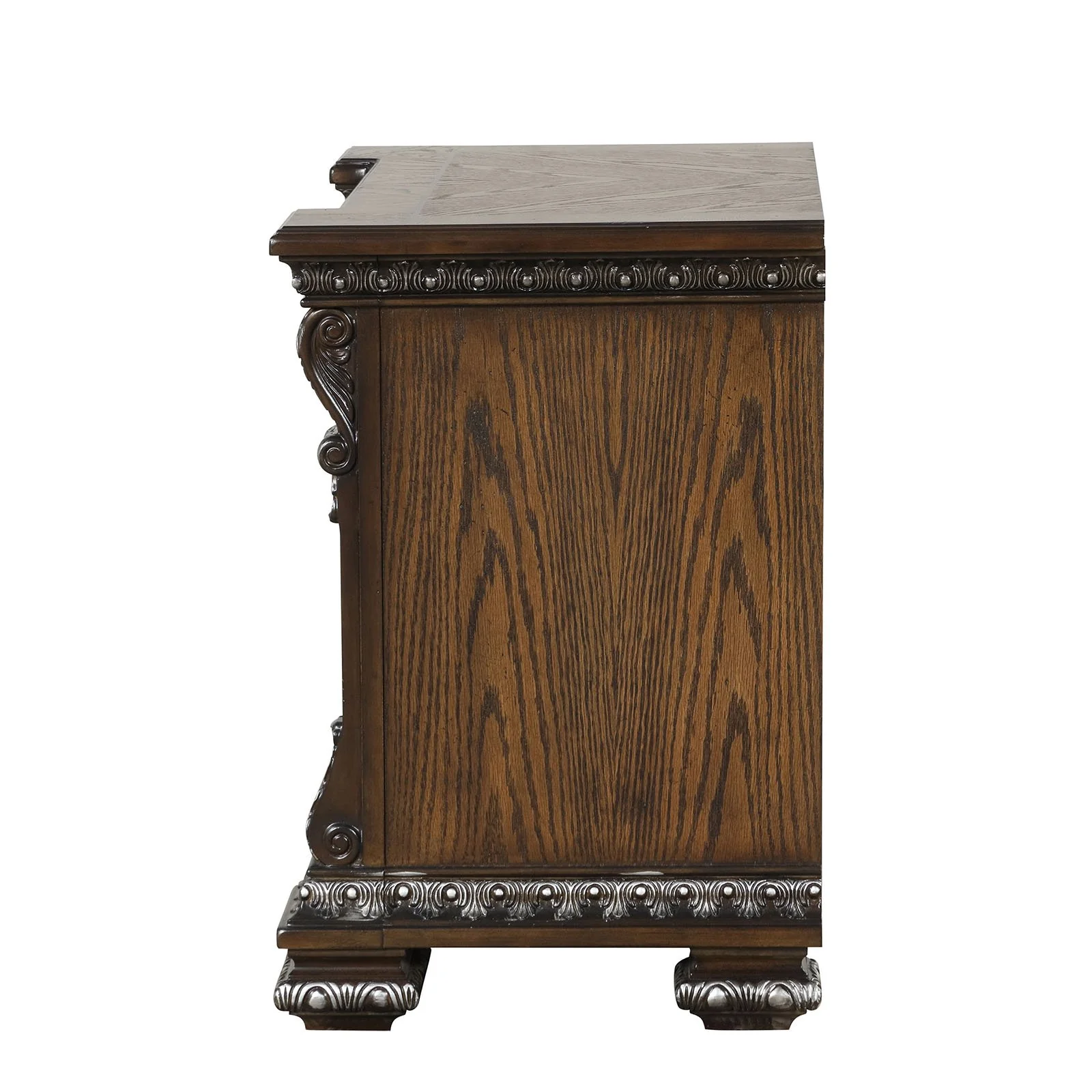 Promenade Nightstand w/ Hidden Drawer USB A-C, Espresso - Image 5
