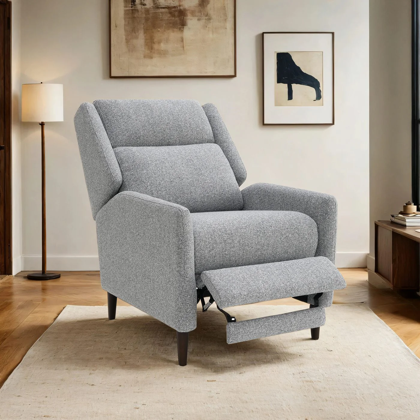 Psyche Pushback Recliner, Gray - Image 2