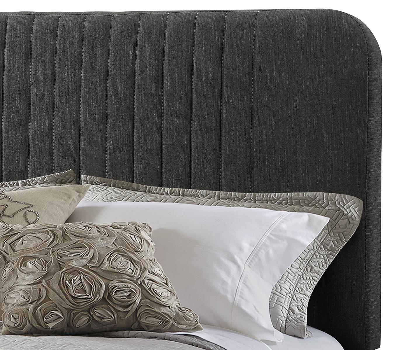 Pulaski ACH All-In-One King Channeled Bed in Grey - Image 4
