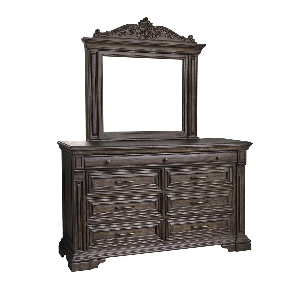Pulaski Bedford Heights Dresser in Estate Brown - Image 3